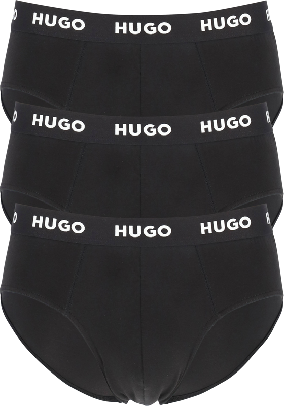 HUGO hipster briefs (3-pack), heren slips, zwart HUGO hipster briefs (3-pack), heren slips, zwart