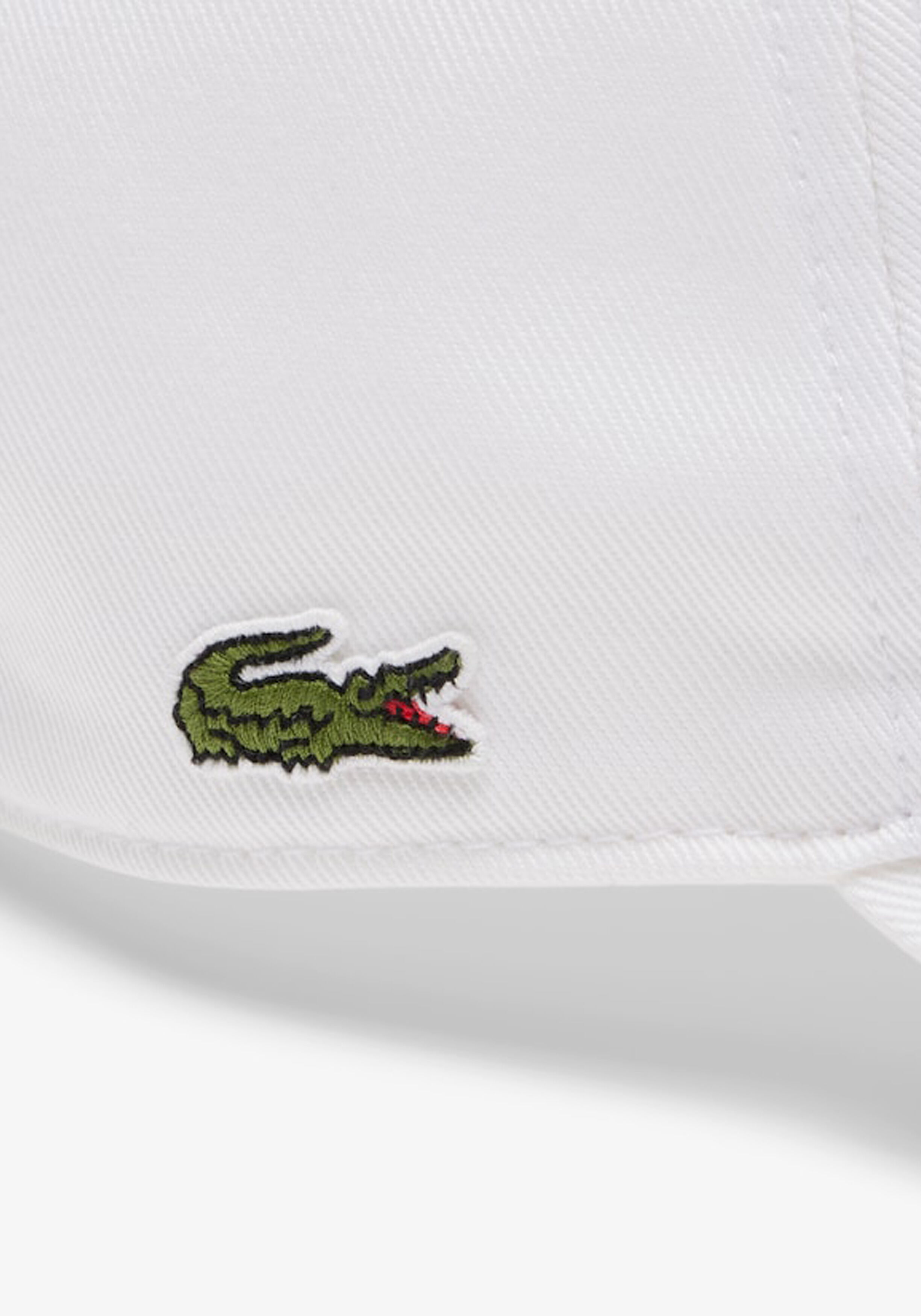 Lacoste cap, unisex pet, wit