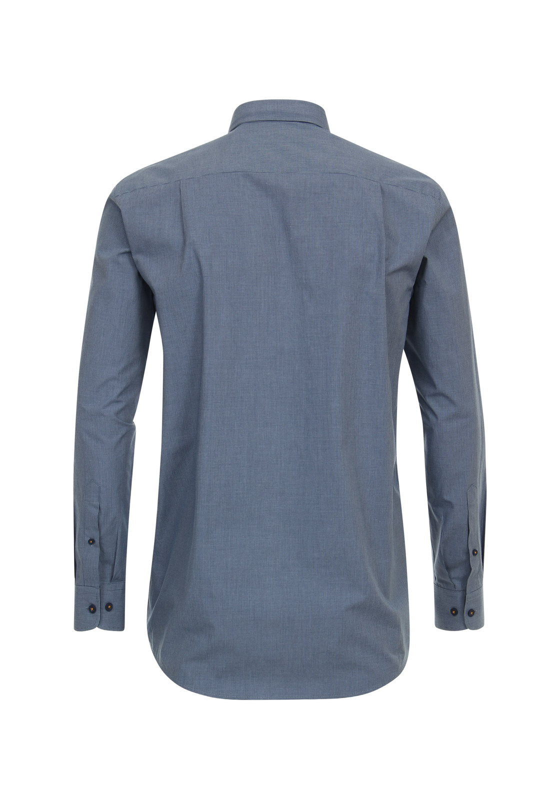 Redmond comfort fit overhemd, popeline, blauw geruit Redmond comfort fit overhemd, popeline, blauw geruit