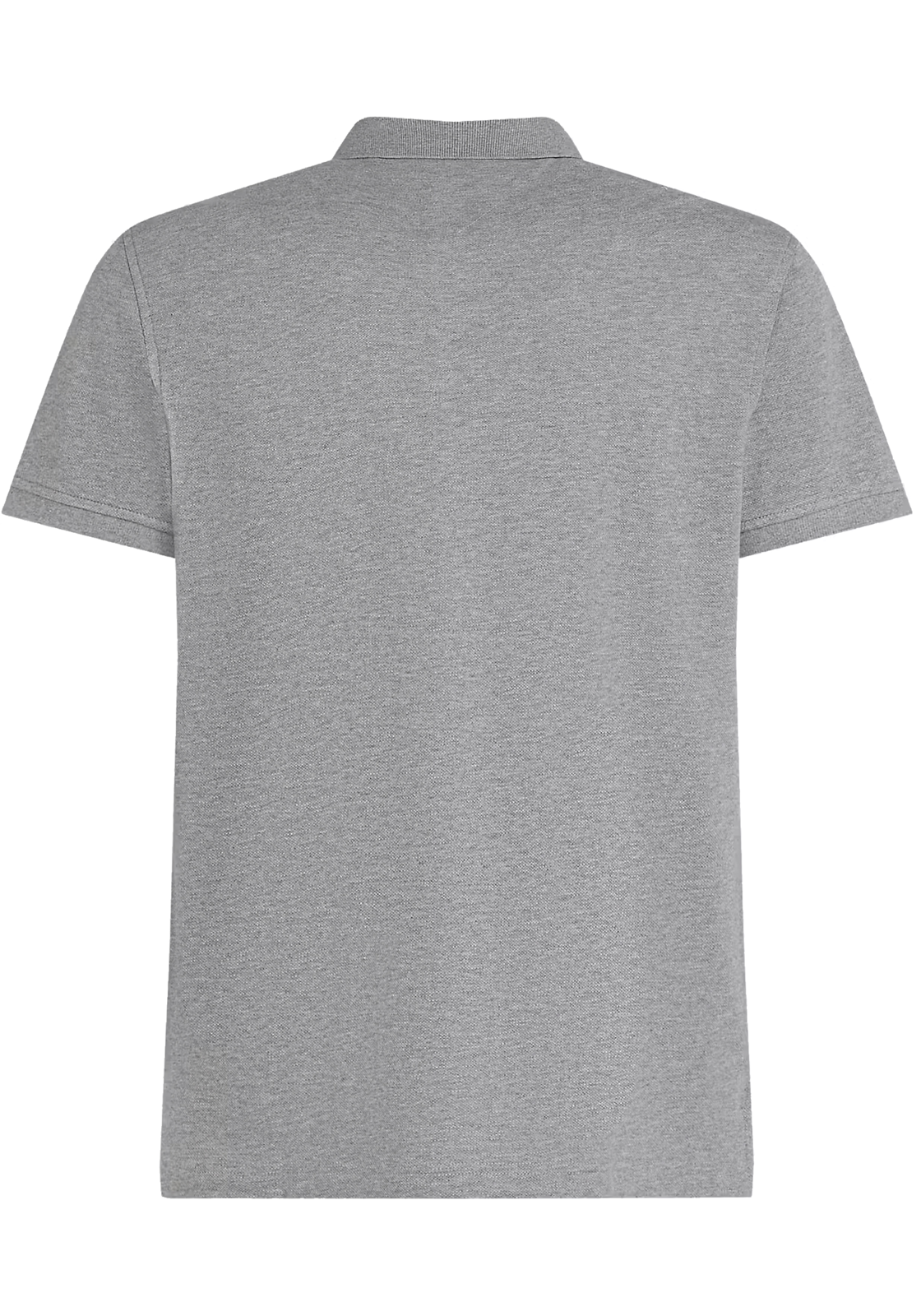 Tommy Hilfiger 1985 Regular Polo, heren poloshirt, middengrijs melange Tommy Hilfiger 1985 Regular Polo, heren poloshirt, middengrijs melange