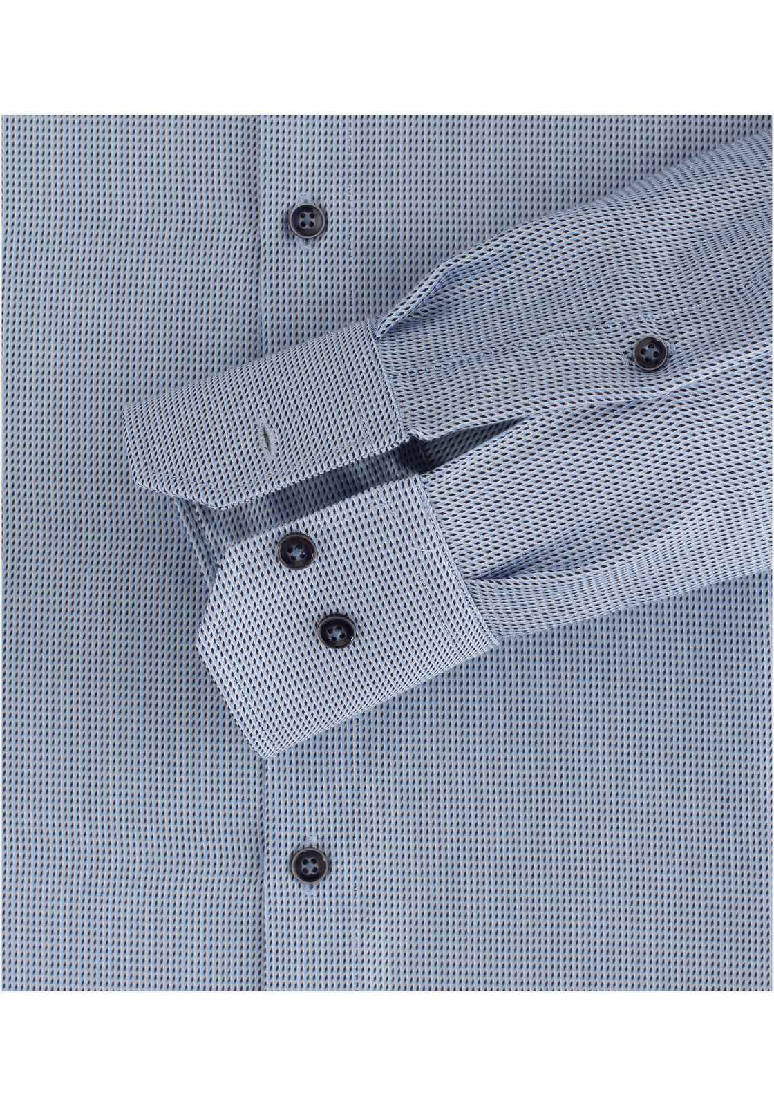 image_5_5eab2f2ee45cd93646cf3a9713e7e284jpgautoformatbgF3F3F3blend-alpha100blend-colorF3F3F3blend-modedarkenfitclampp VENTI modern fit overhemd, dobby, blauw