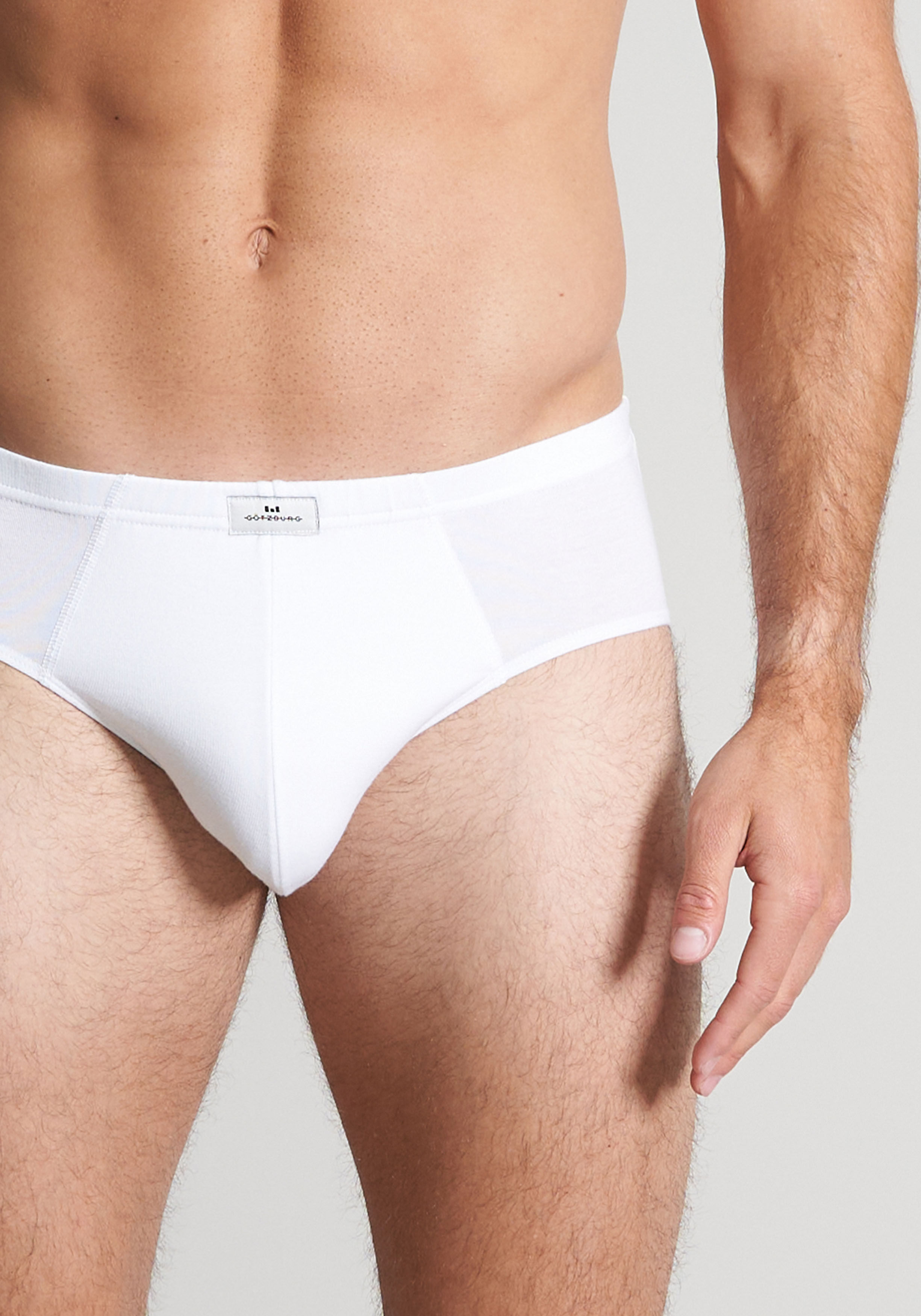 Gotzburg heren sport slip (1-pack), wit