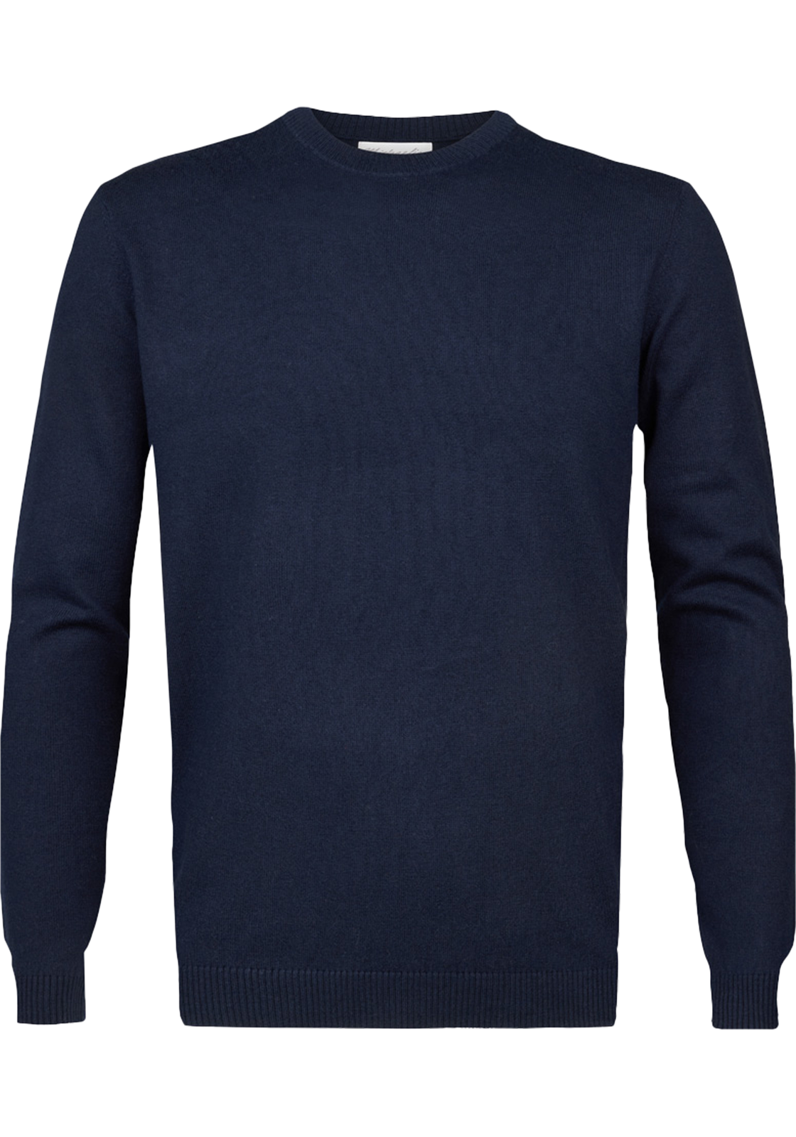 1-8716172191539-michaelis-trui-PMUJ30001C_HR Michaelis heren trui katoenmengsel, slim fit trui met O-hals, navy blauw