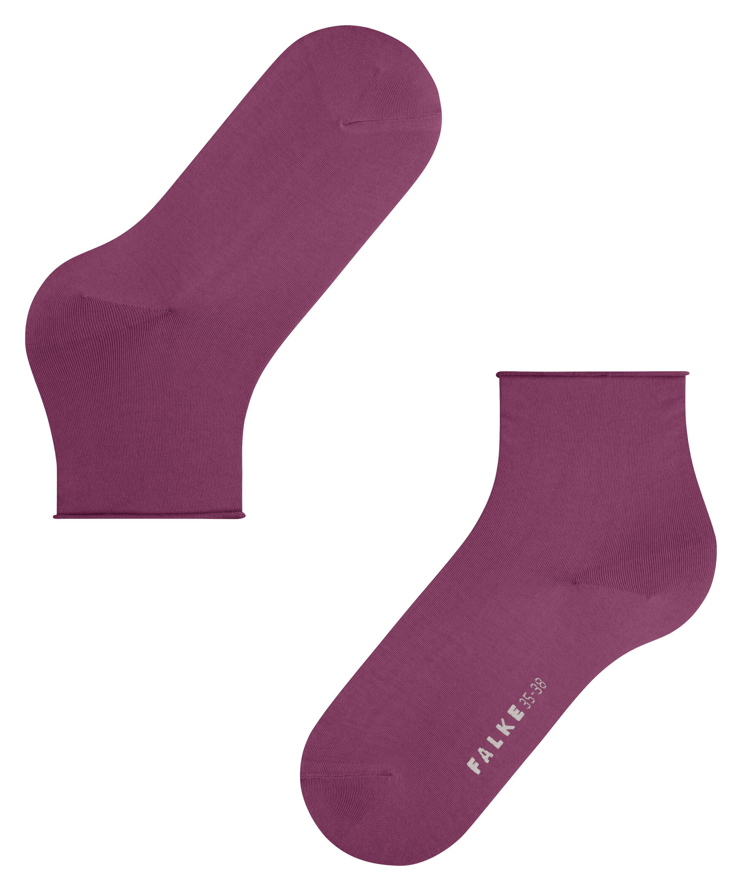 FALKE Cotton Touch damessokken kort, paars (hibiscus)