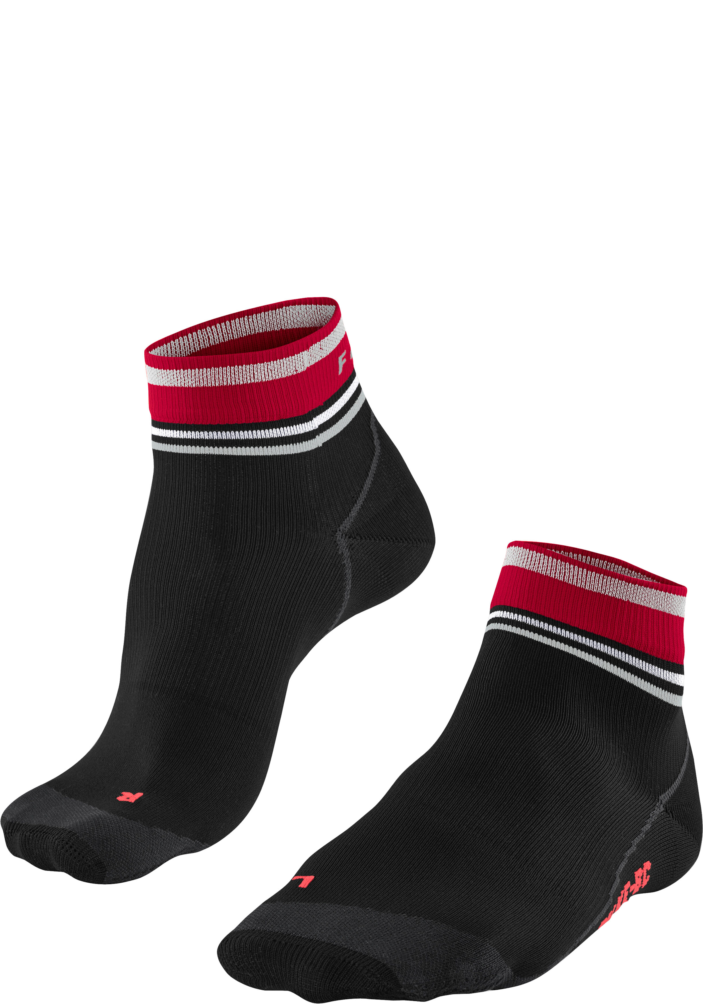 FALKE BC Impulse Reflect Short unisex biking sokken , zwart (black)