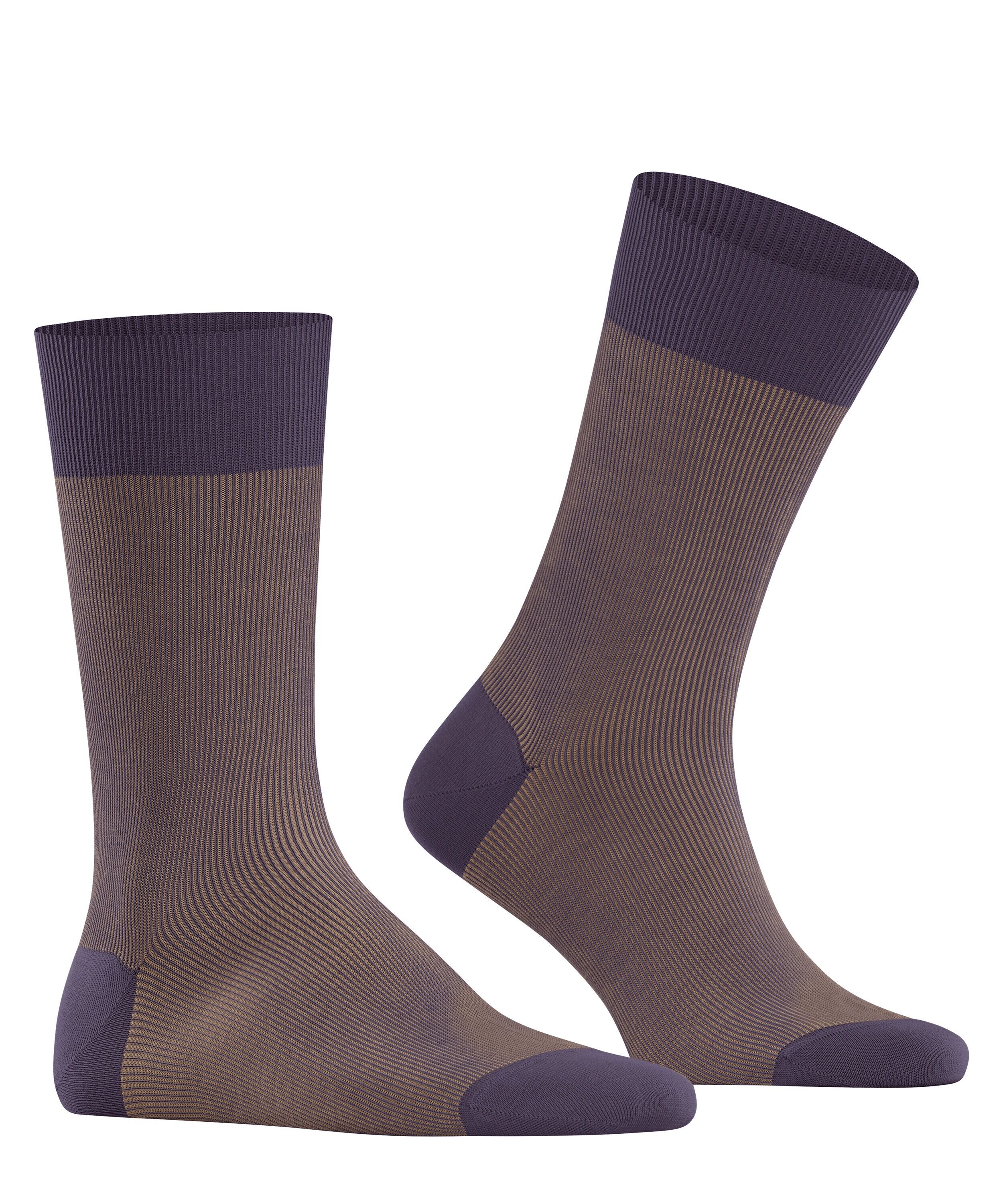 FALKE Fine Shadow herensokken, paars (amethyst)