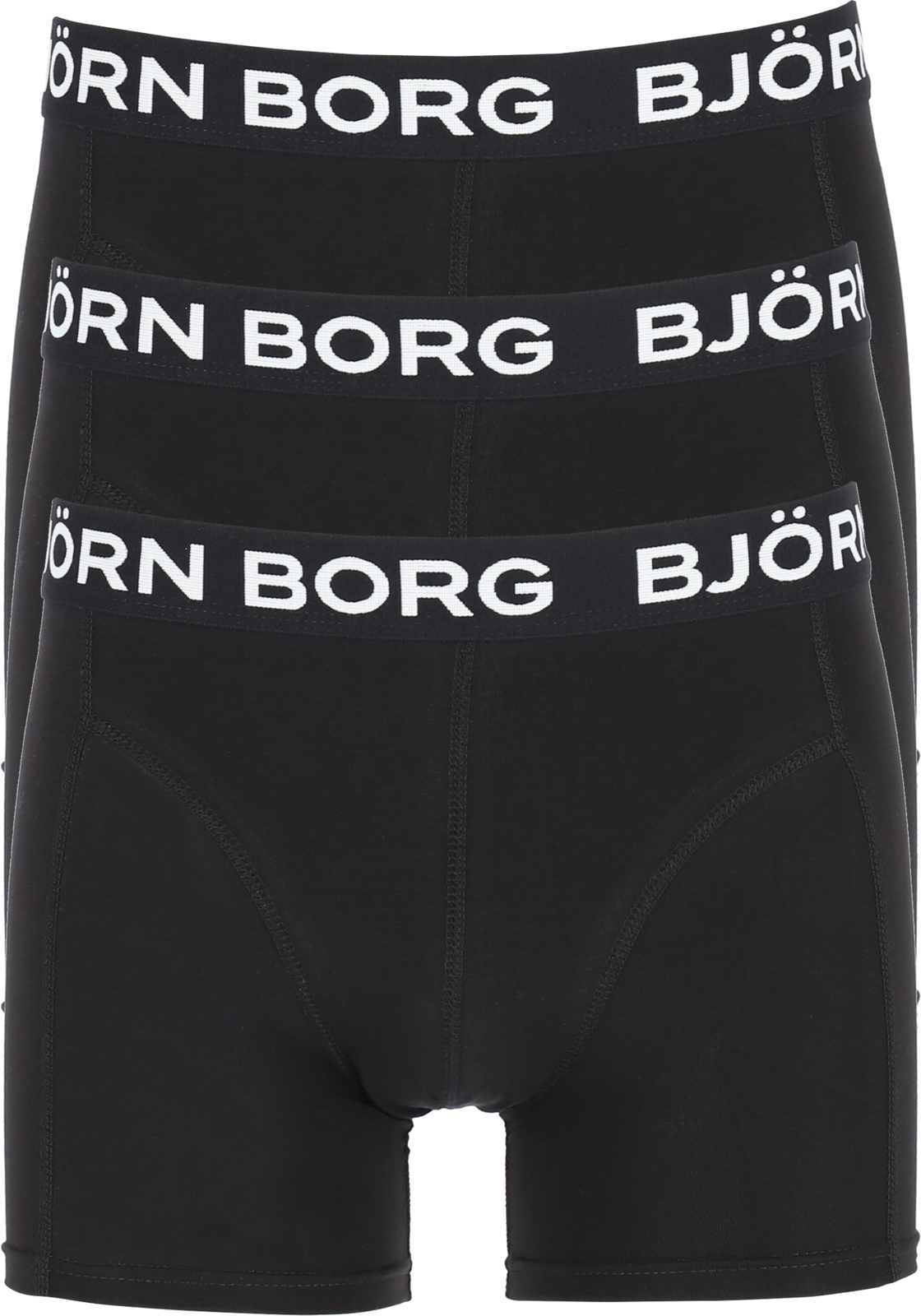 Bjorn Borg boxershorts Essential (3-pack), heren boxers normale lengte, zwart Bjorn Borg boxershorts Essential (3-pack), heren boxers normale lengte, zwart