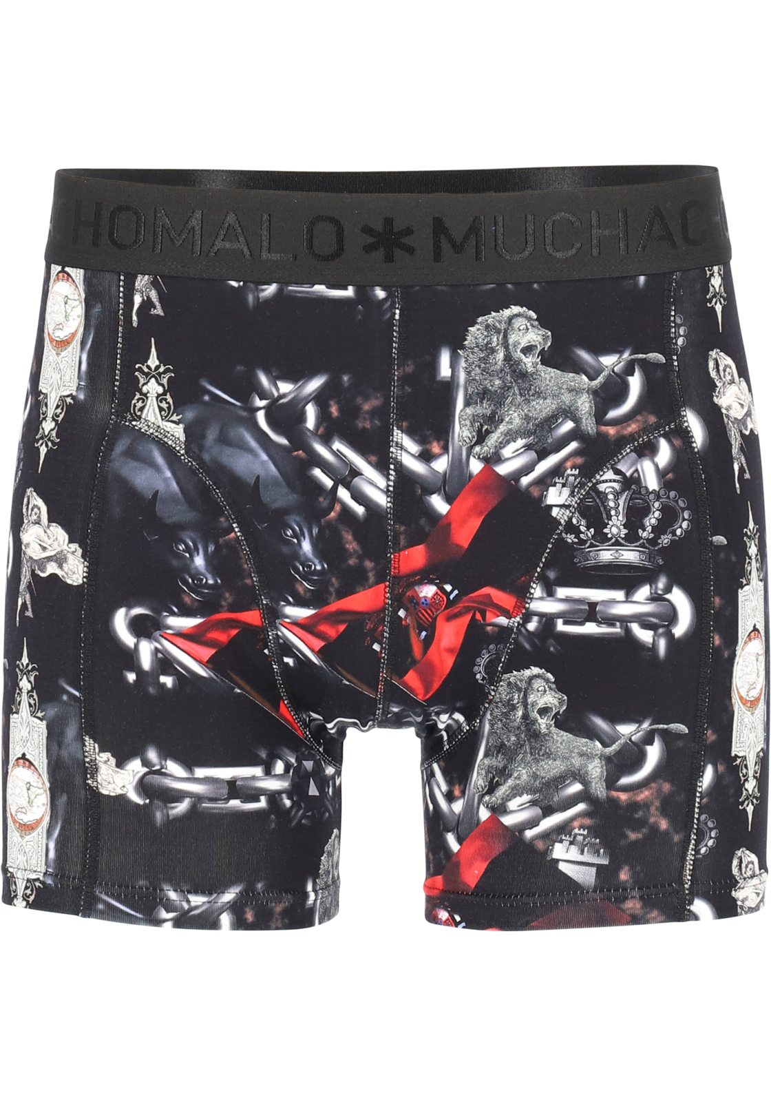 06-8720594090684_muchachomalo_boxer_3p_HR Muchachomalo heren boxershorts (3-pack), heren boxers normale lengte, Costa Rica Spain, print, blauw