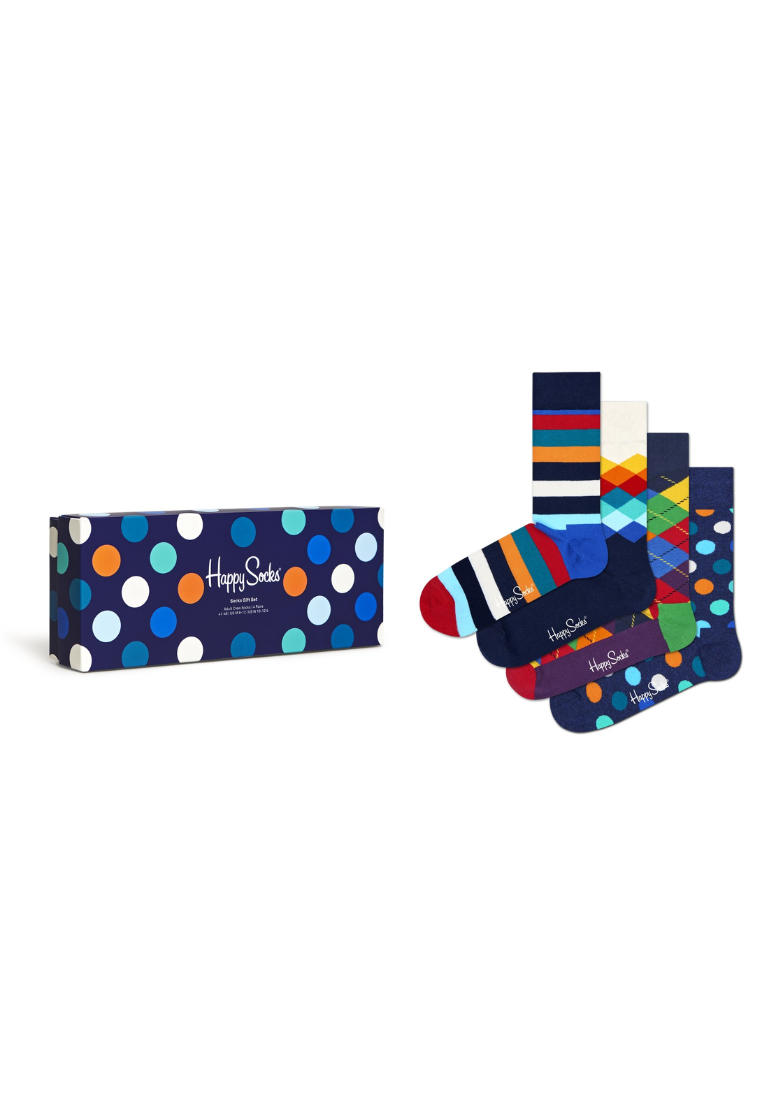 image_2_1116044_NONE_02 Happy Socks Multi-color Socks Gift Set (4-pack), unisex sokken in cadeauverpakking