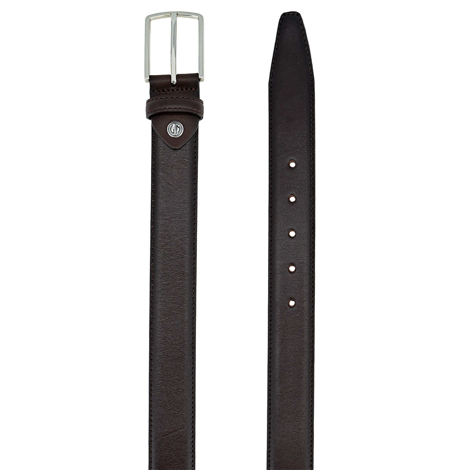 LINDENMANN leren heren riem, bruin