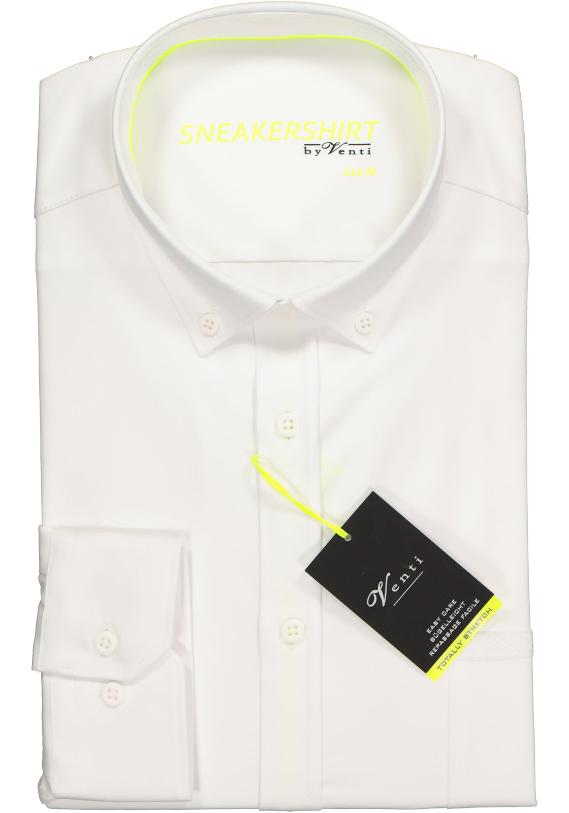2-4056194930520_venti-overhemd_HR VENTI modern fit overhemd, wit (neon contrast)