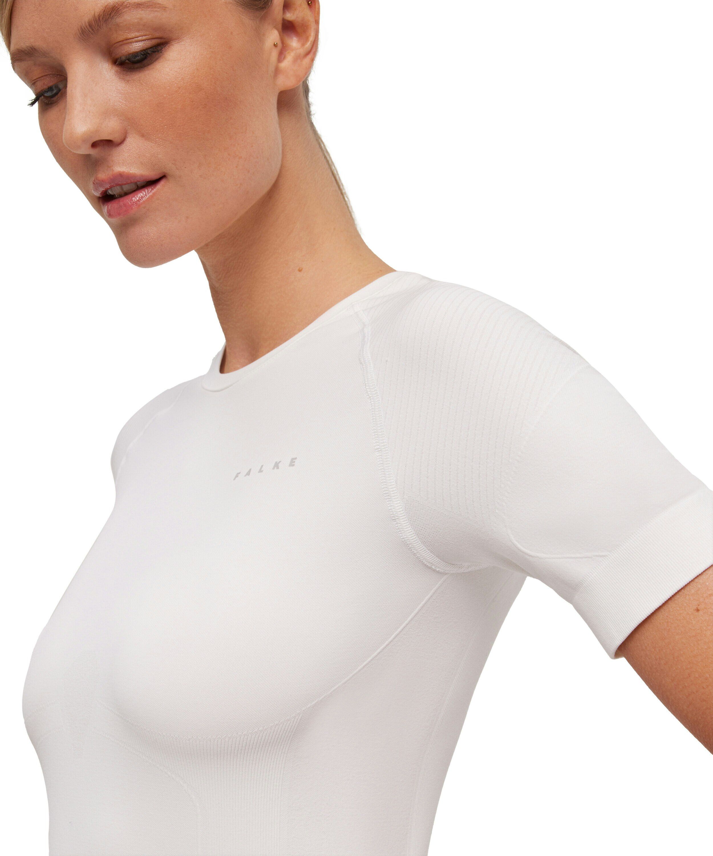 FALKE dames T-shirt Warm, thermoshirt, wit (white)