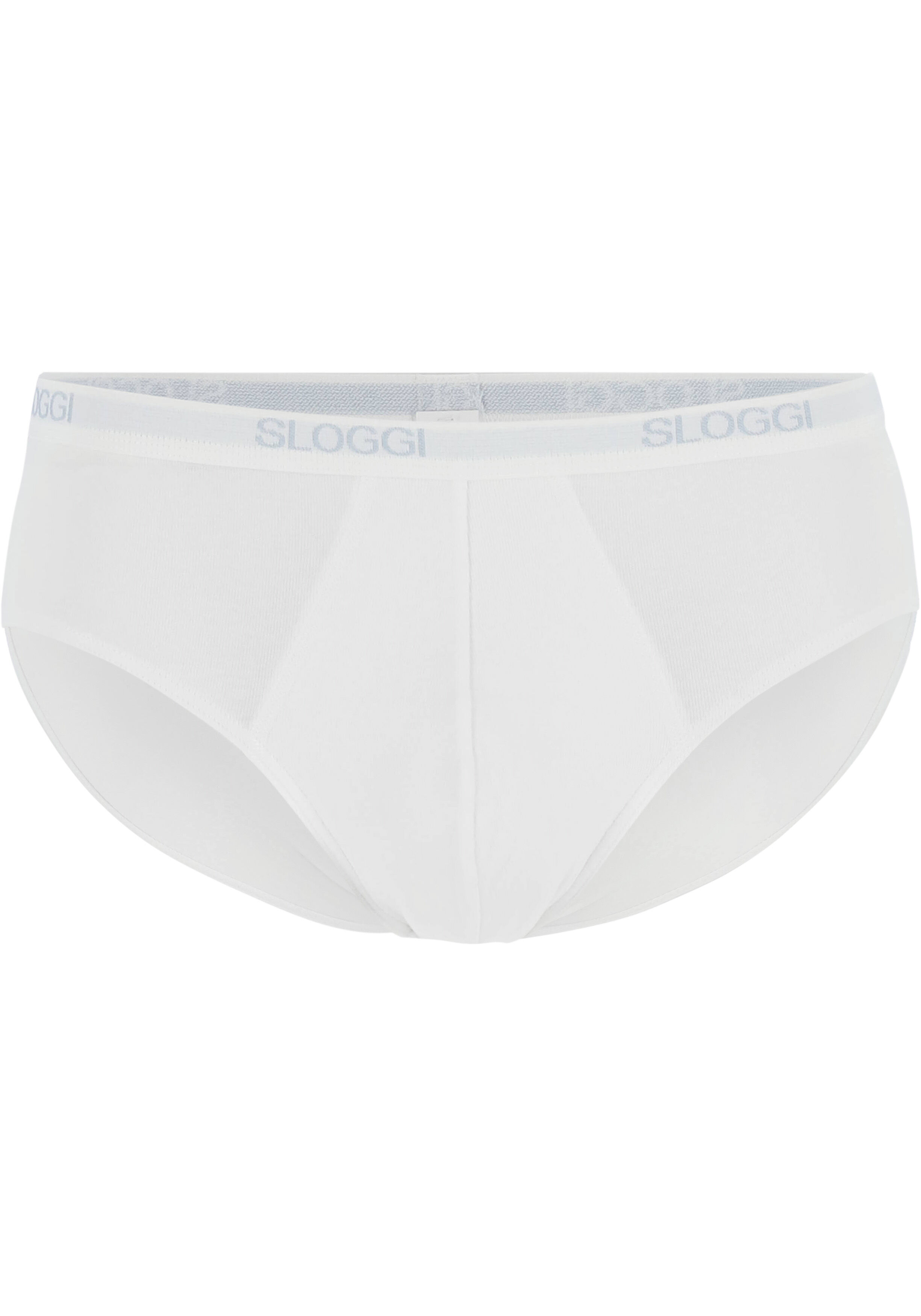 Sloggi Men Basic Midi, heren slips (2-pack), wit