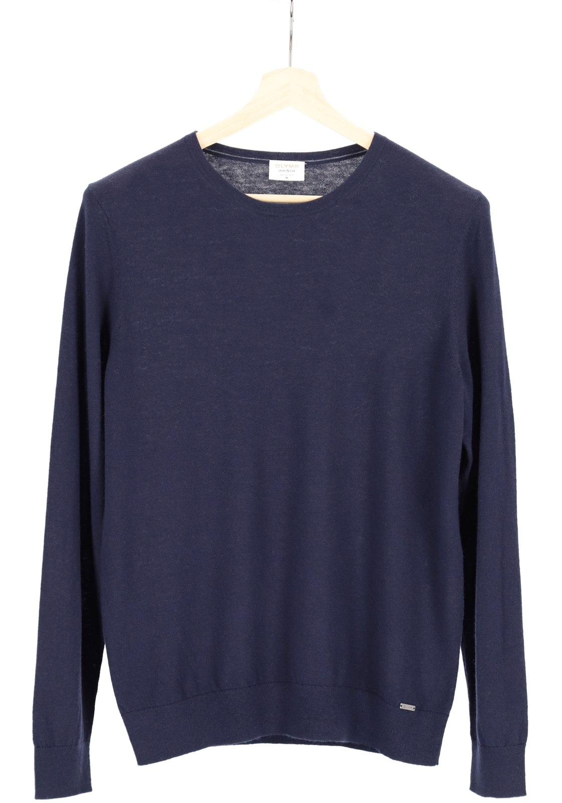 4-4046346773723-olymp-OLYMP-TR-blauw-01511118-4-fotos_HR OLYMP Level 5 body fit trui wol met zijde, O-hals, marine blauw