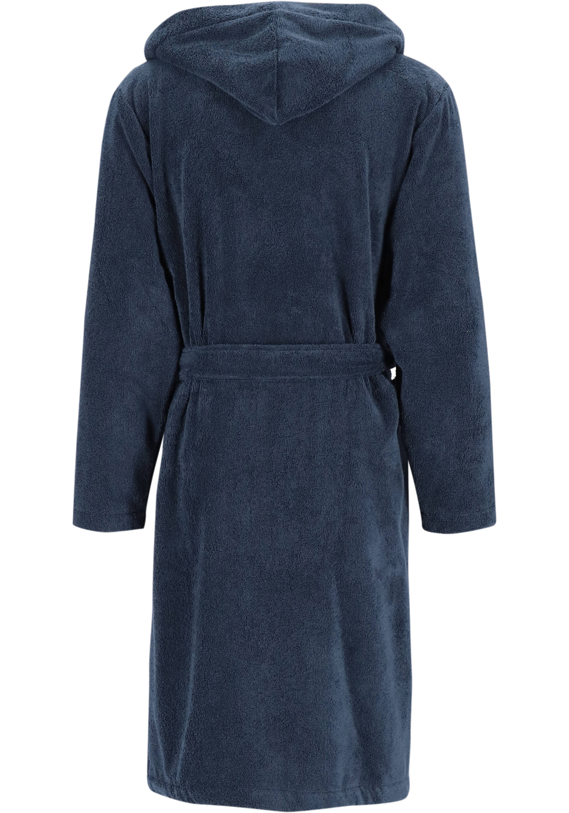 Tommy Hilfiger heren badjas, dik badstof met capuchon, blauw Tommy Hilfiger heren badjas, dik badstof met capuchon, blauw