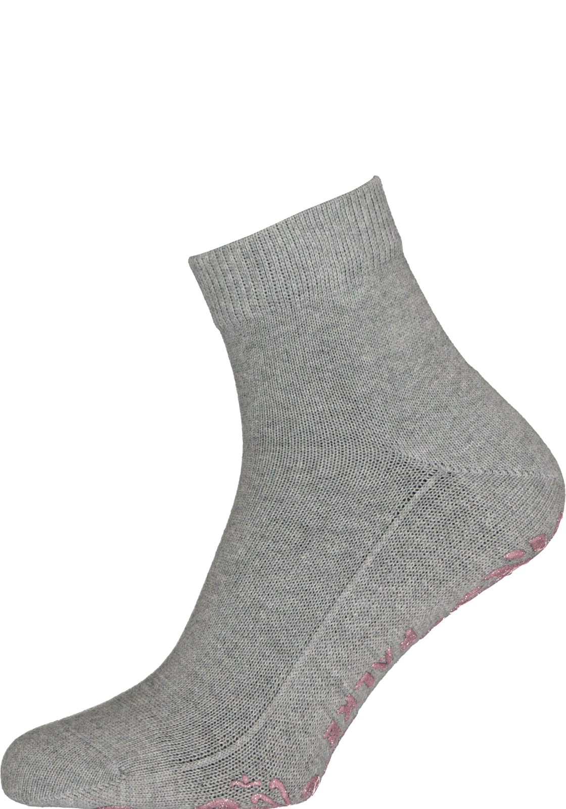 1-4043874496629_falke_sokken_1p_HR FALKE Light Cuddle Pads dames huissokken, dun, grijs (grey melange)
