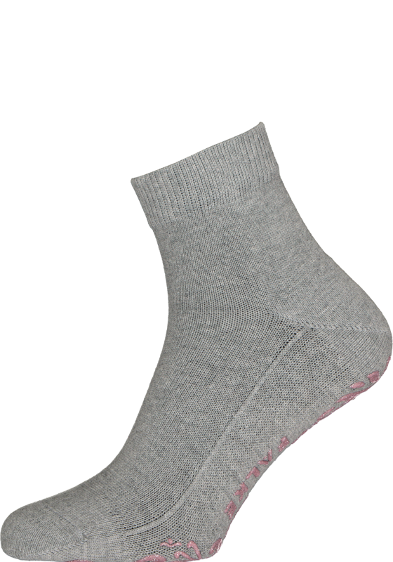 FALKE Light Cuddle Pads dames huissokken, dun, grijs (grey melange) FALKE Light Cuddle Pads dames huissokken, dun, grijs (grey melange)