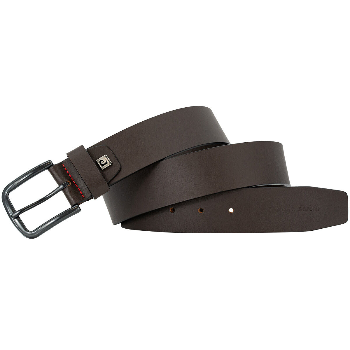PIERRE CARDIN leren heren riem, bruin