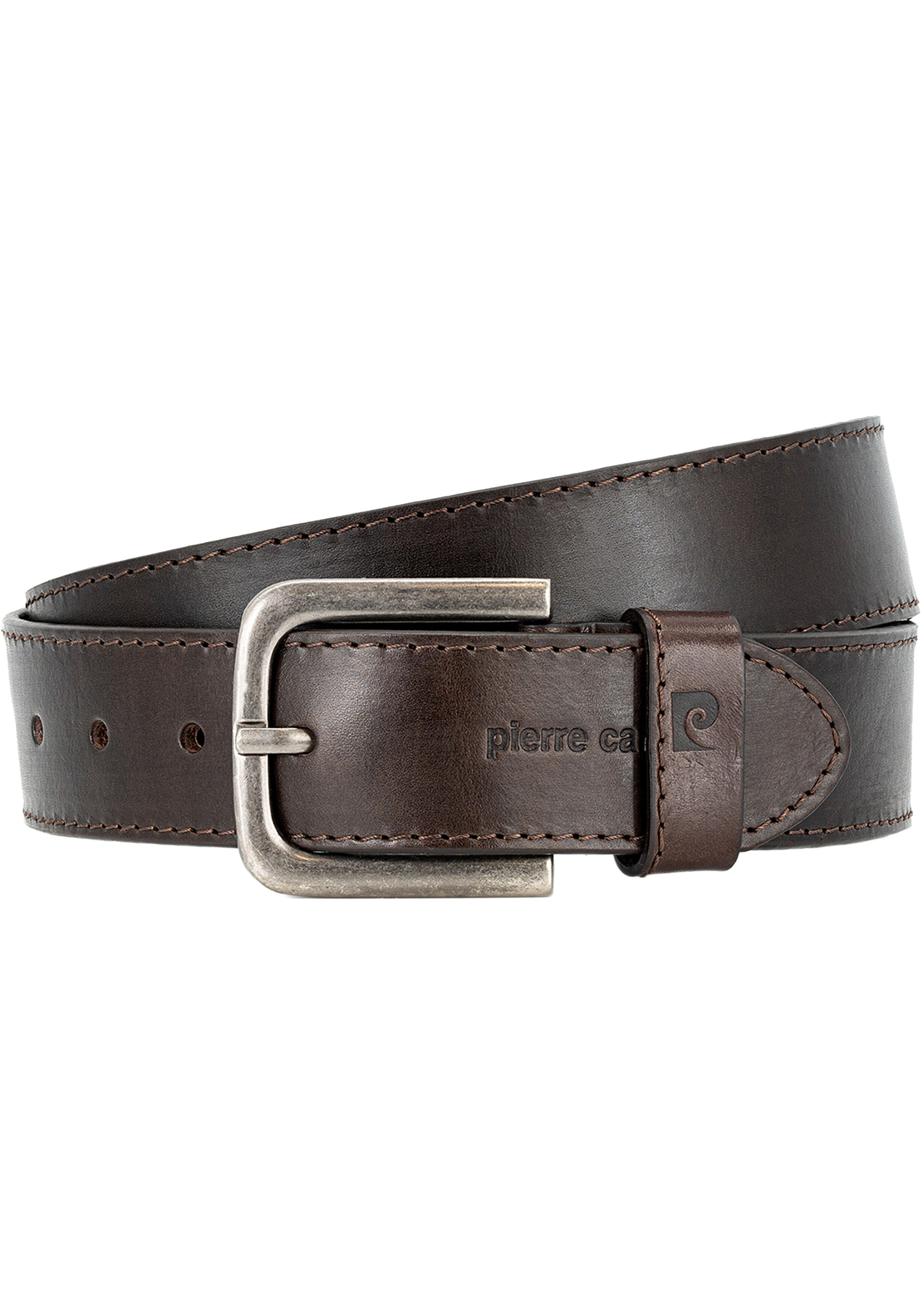 PIERRE CARDIN leren heren riem, bruin