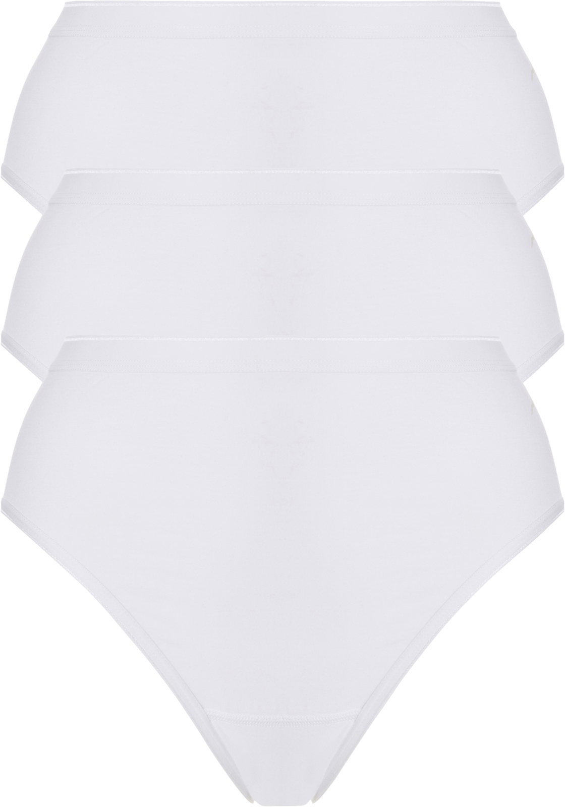 1-8711665539768-ten_cate_slips-3p_HR TEN CATE Basic women highleg (3-pack), dames slips middelhoge taille, wit