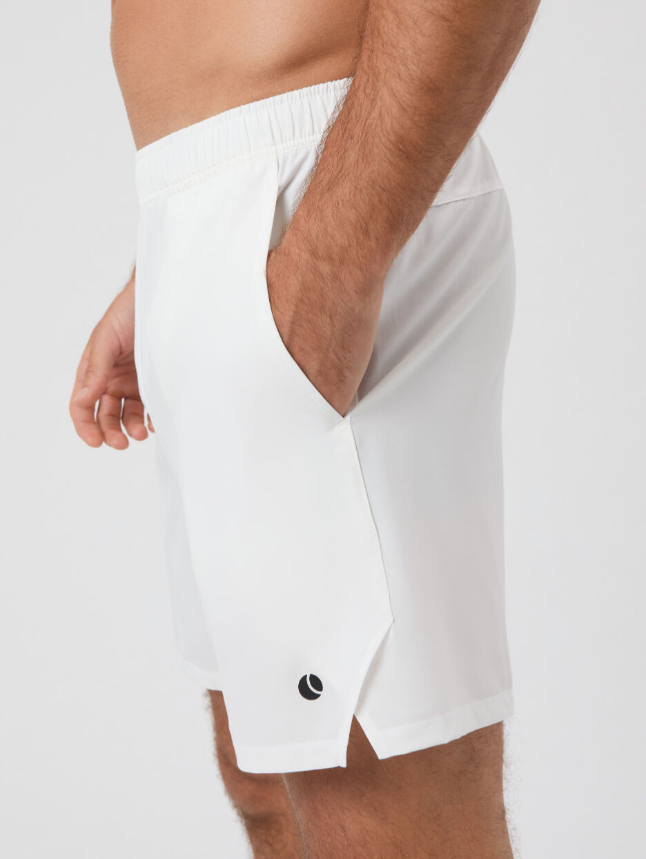 Bjorn Borg Ace Racquet Shorts 7 Inch, heren sportbroek kort, wit