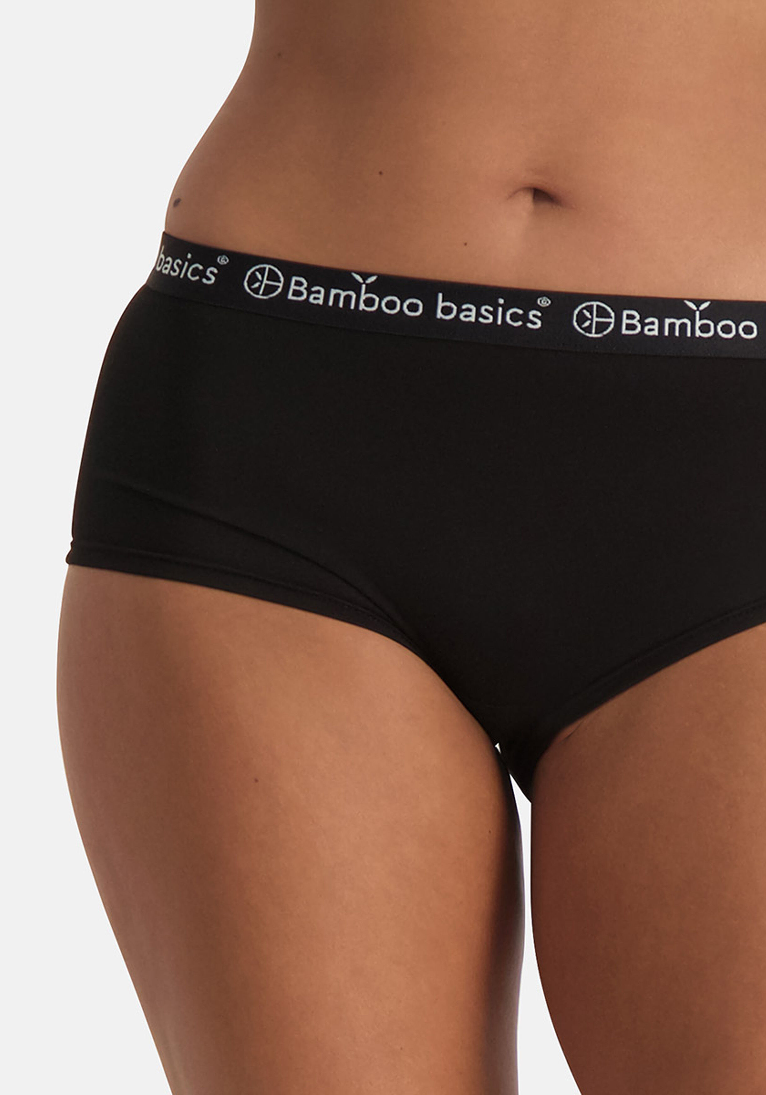 Bamboo Basics Ivy hipster (2-pack), dames heupslip, zwart