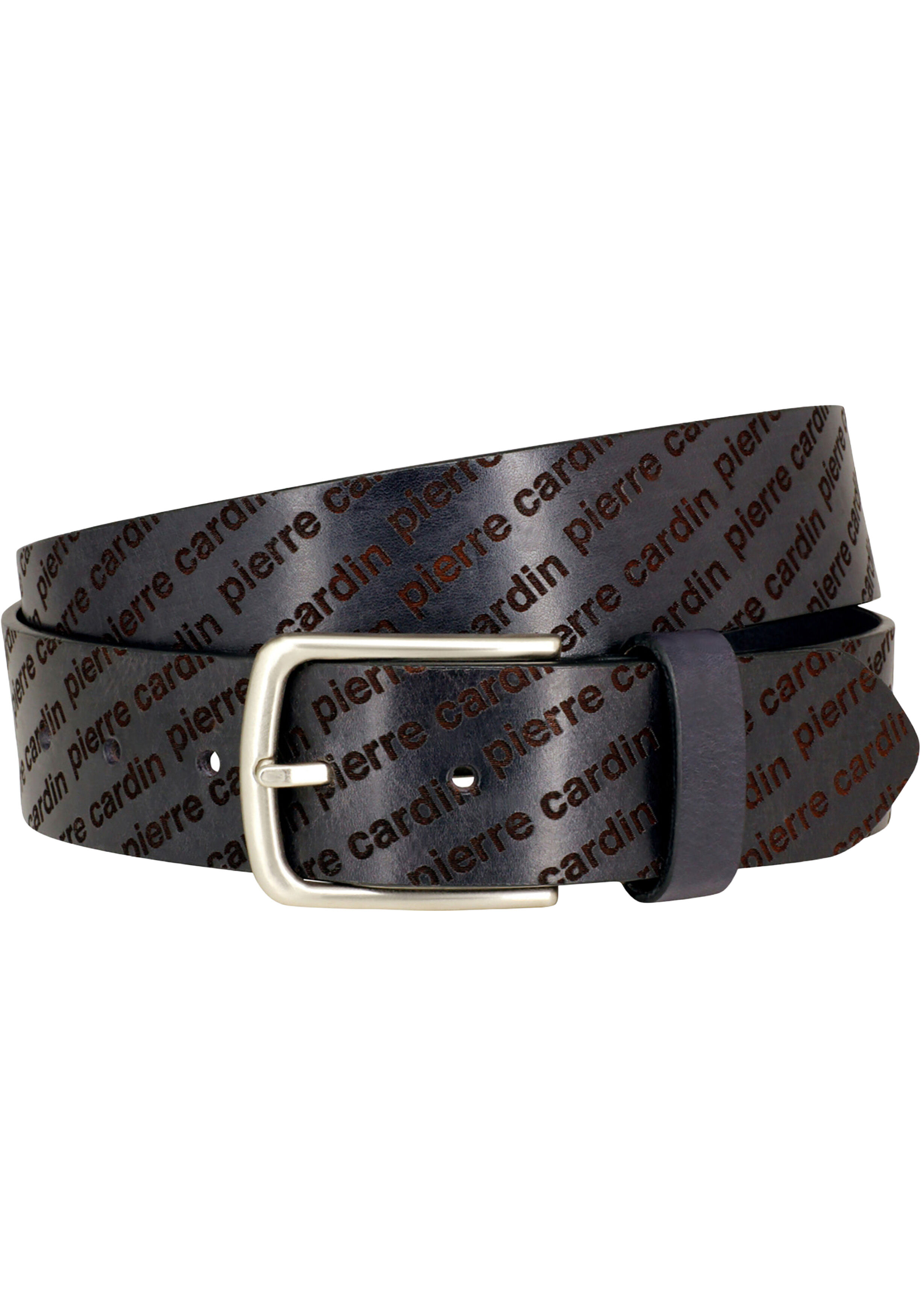 PIERRE CARDIN leren heren riem, marine