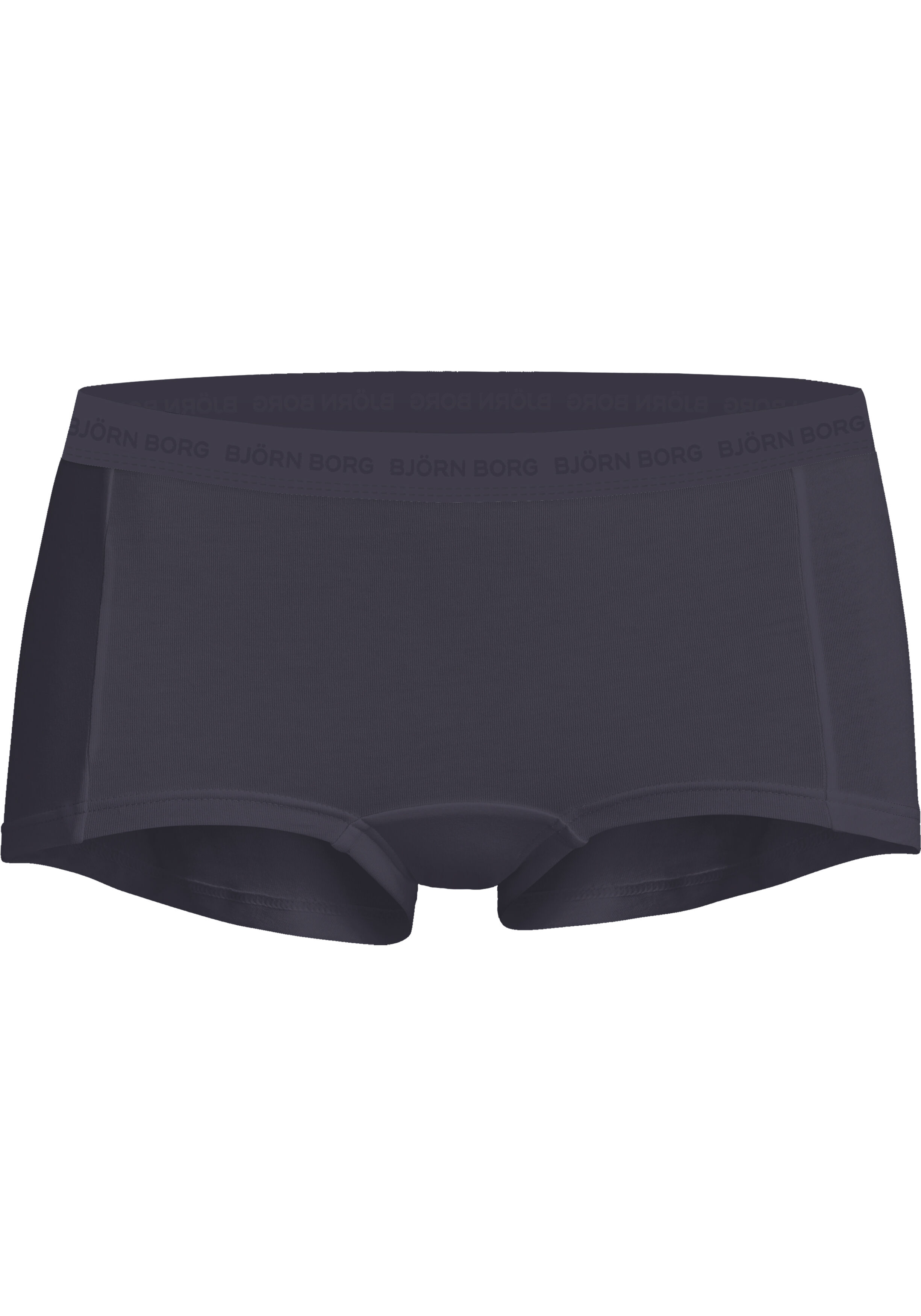 Bjorn Borg dames Core minishorts, boxers korte pijpen (3-pack), grijs, groen, grijs
