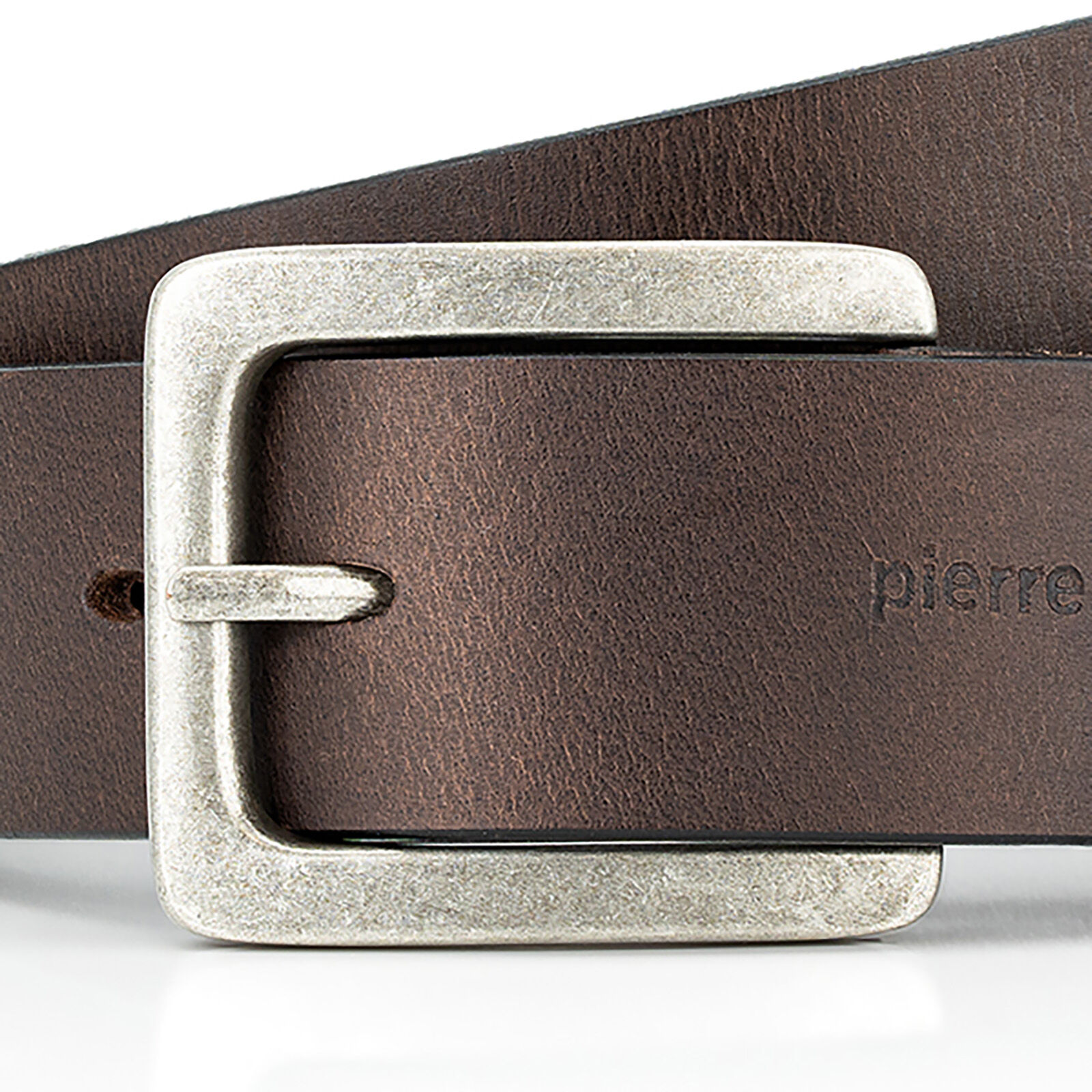 PIERRE CARDIN leren heren riem, bruin