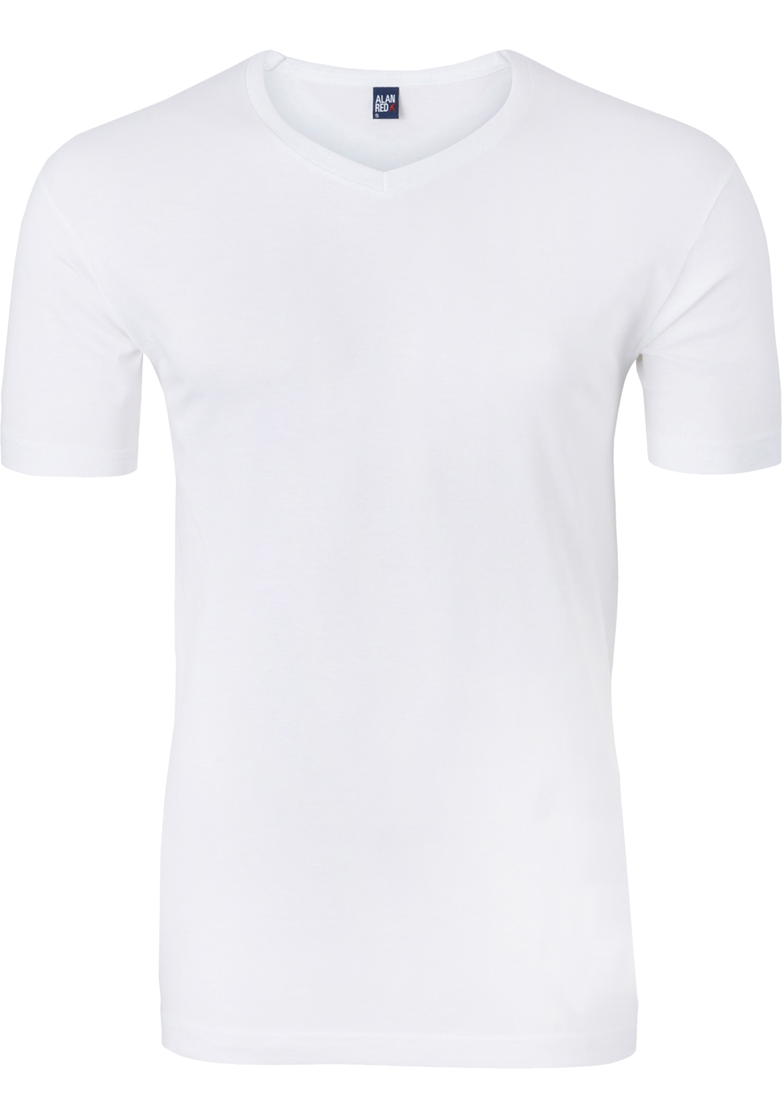 west_virginia_wit1-02 ALAN REDT-shirts West Virginia (4-pack), V-hals, wit