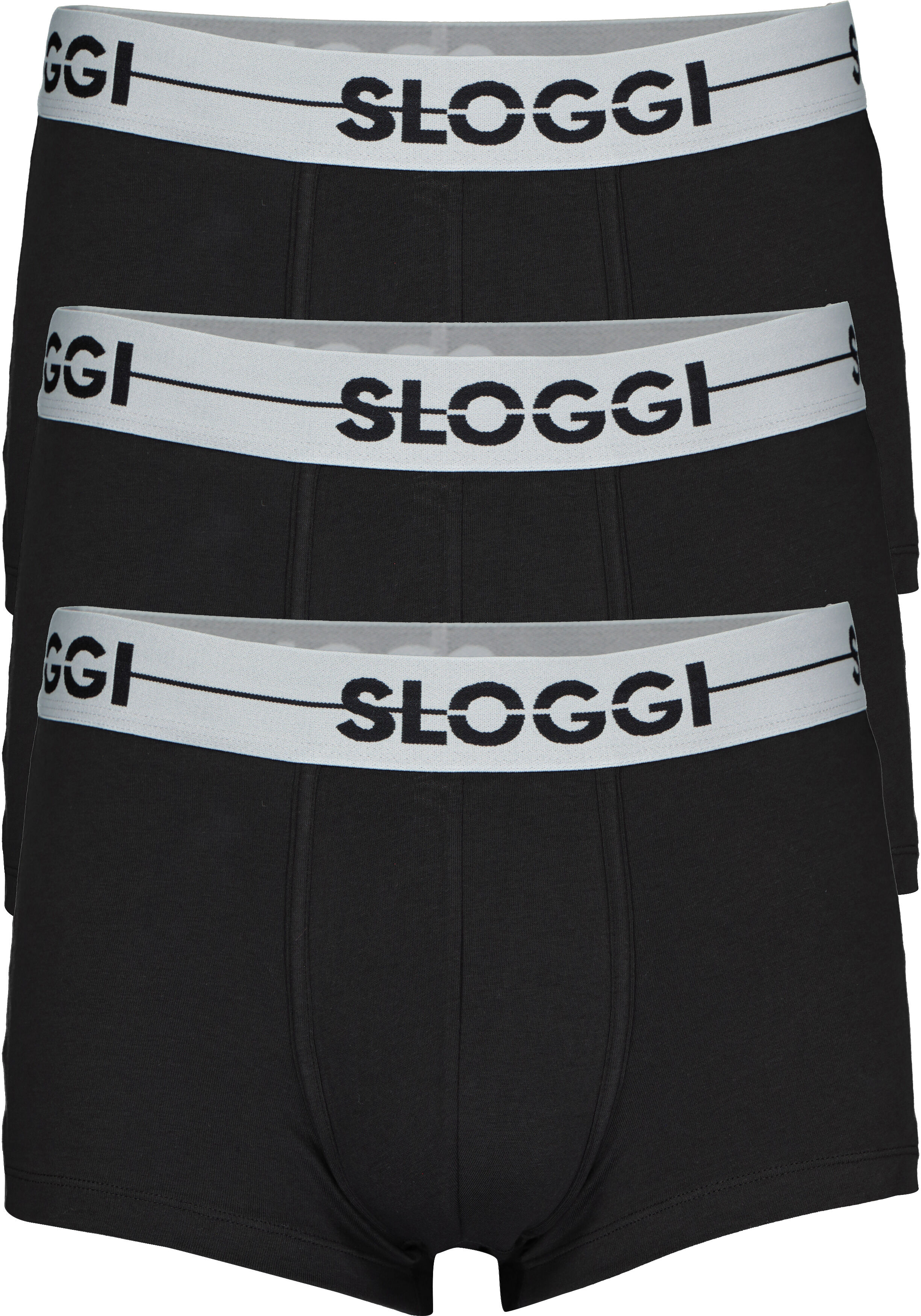 Sloggi Men GO Hipster, heren boxers (3-pack), zwart