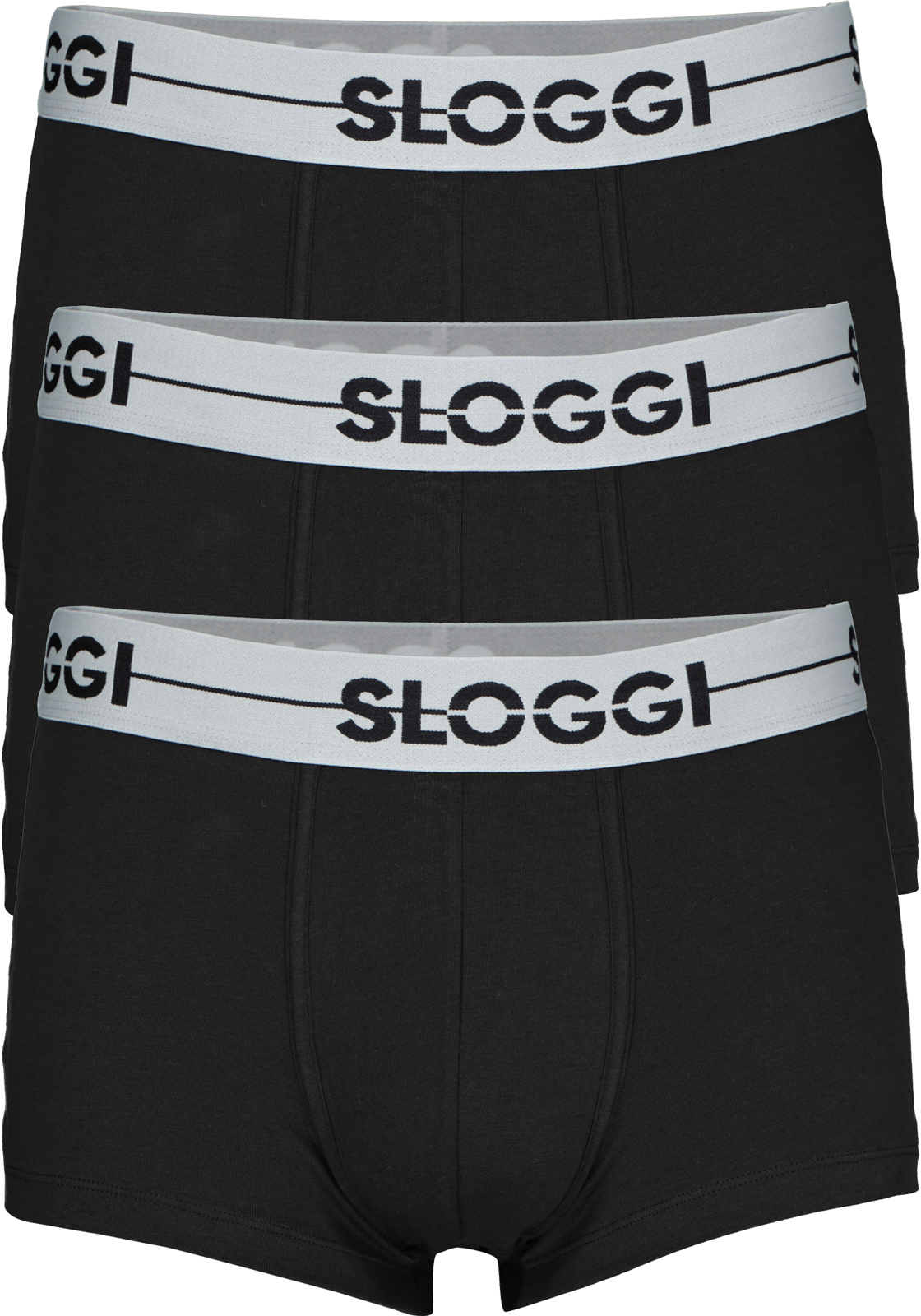 1-7613109998395_sloggi_boxer_3p_HR Sloggi Men GO Hipster, heren boxers (3-pack), zwart