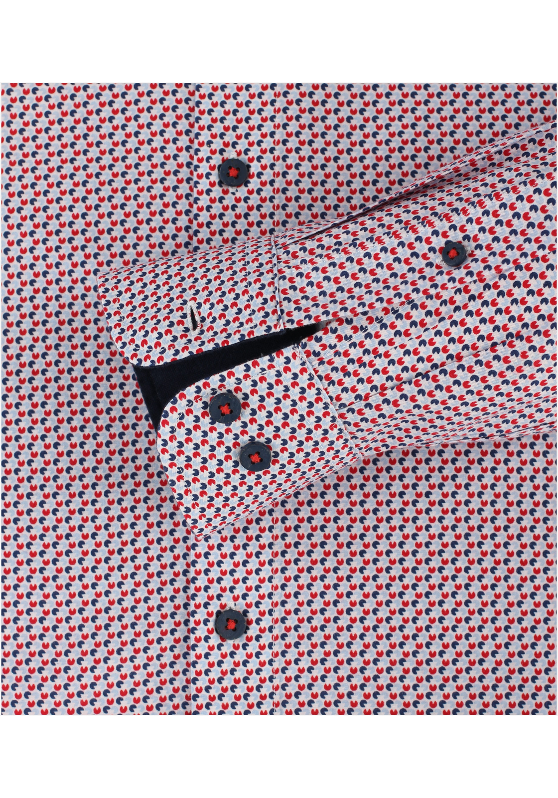image_5_572f04bb575194b55971207c663068b4jpgautoformatbgF3F3F3blend-alpha100blend-colorF3F3F3blend-modedarkenfitclampp Redmond comfort fit overhemd, popeline, blauw dessin