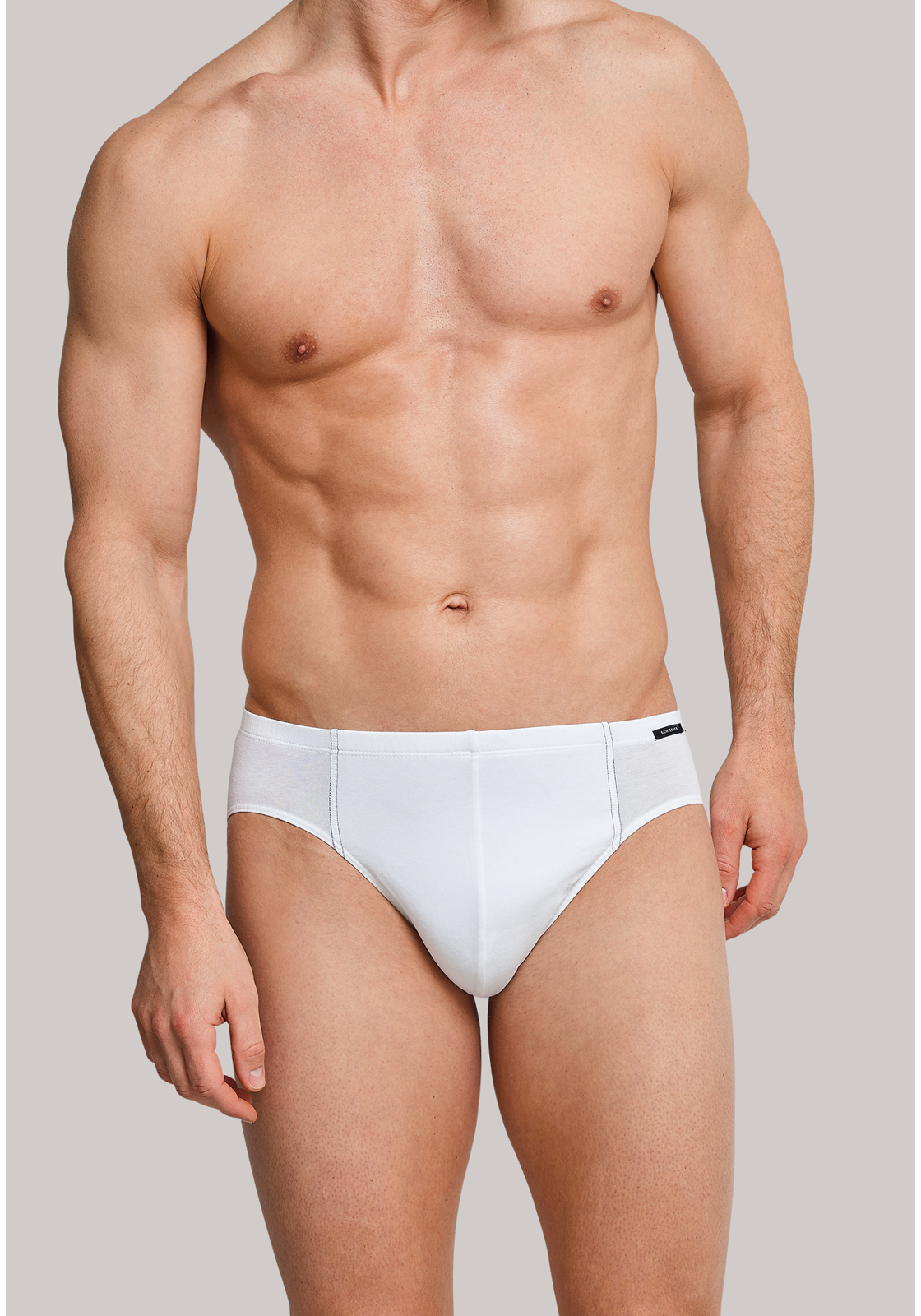 supermini-slip-schiesser-205221-100 SCHIESSER Cotton Essentials supermini slips (3-pack), wit