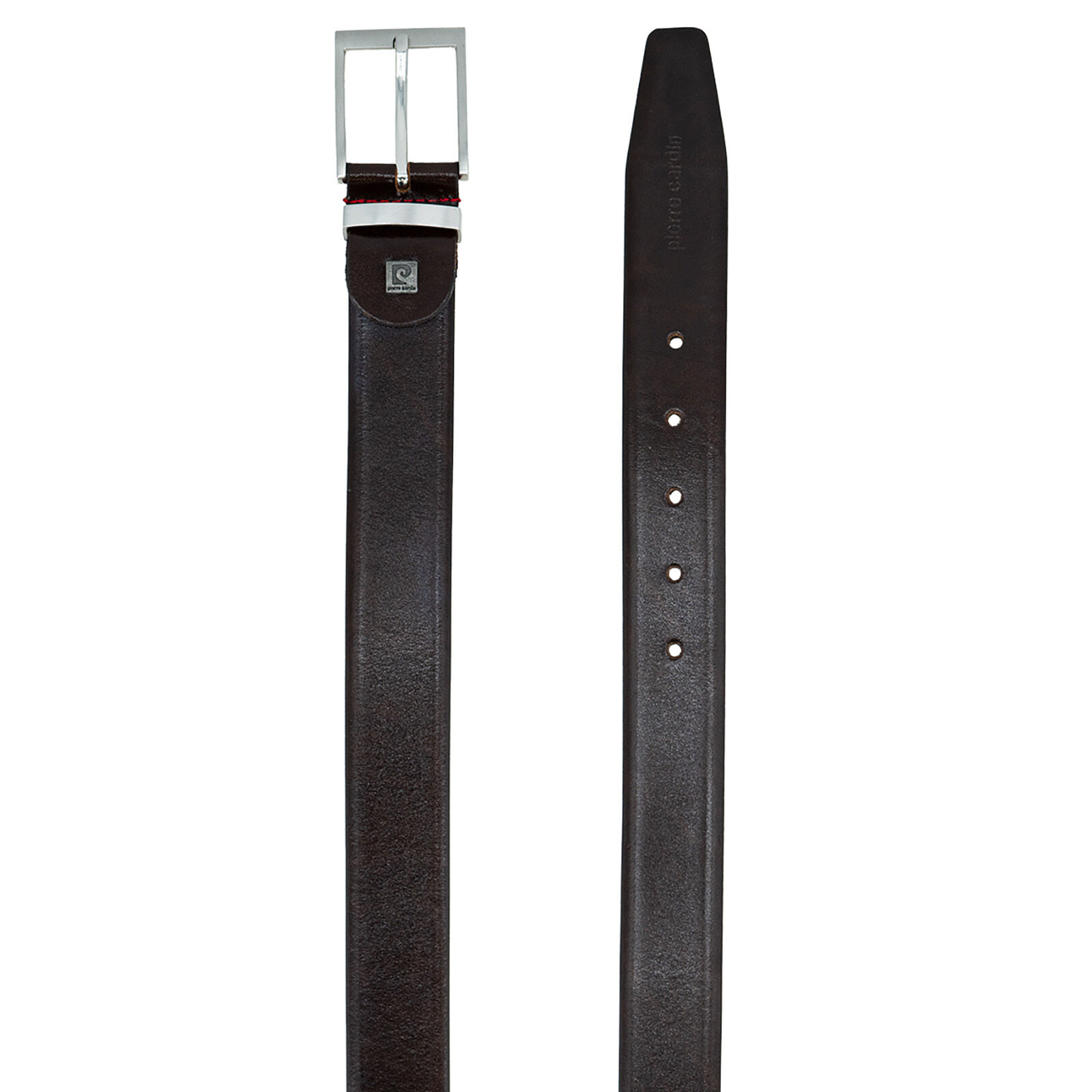 PIERRE CARDIN leren heren riem, bruin