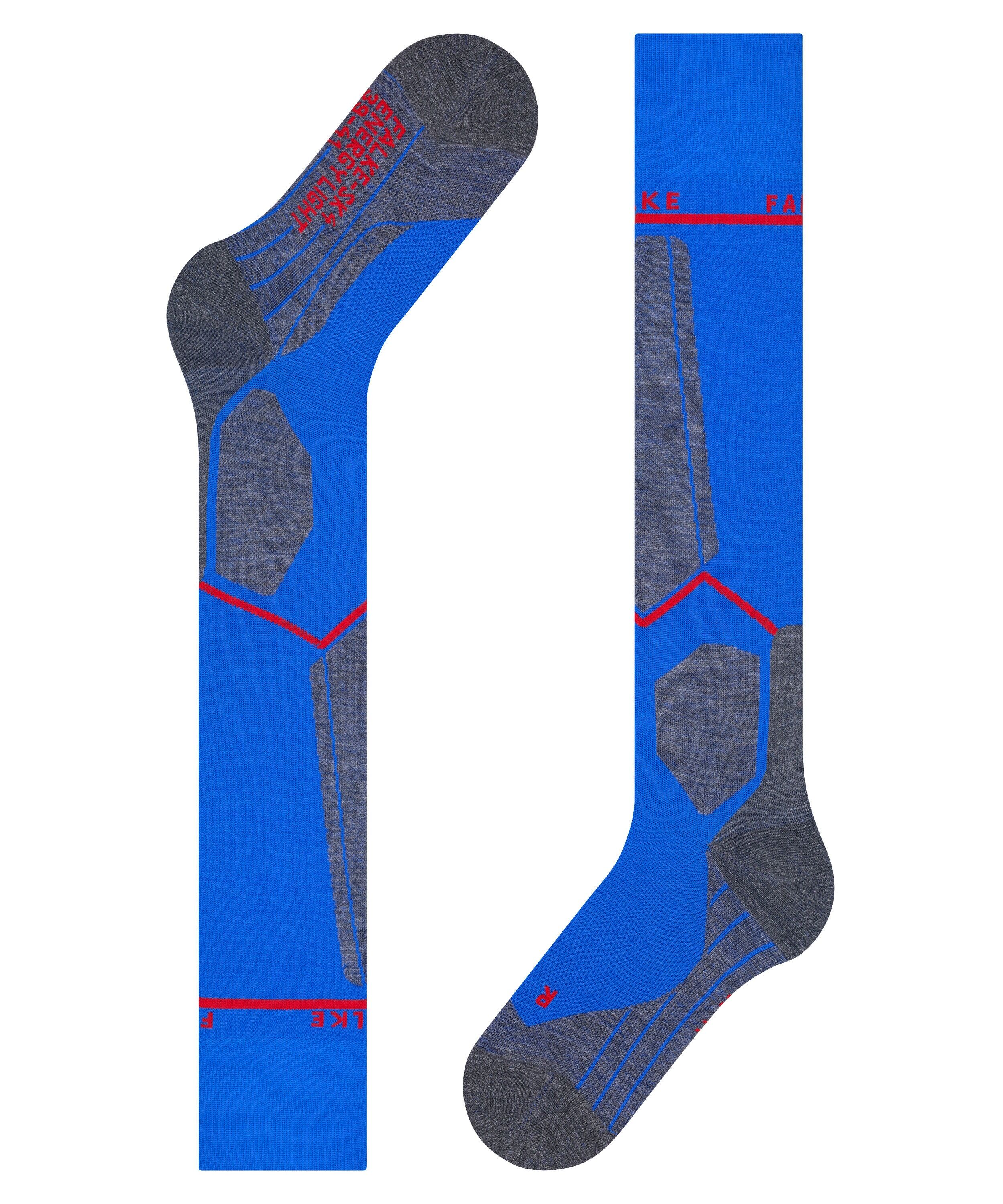FALKE SK4 Advanced Compression Light heren skiing kniekousen, blauw (olympic)
