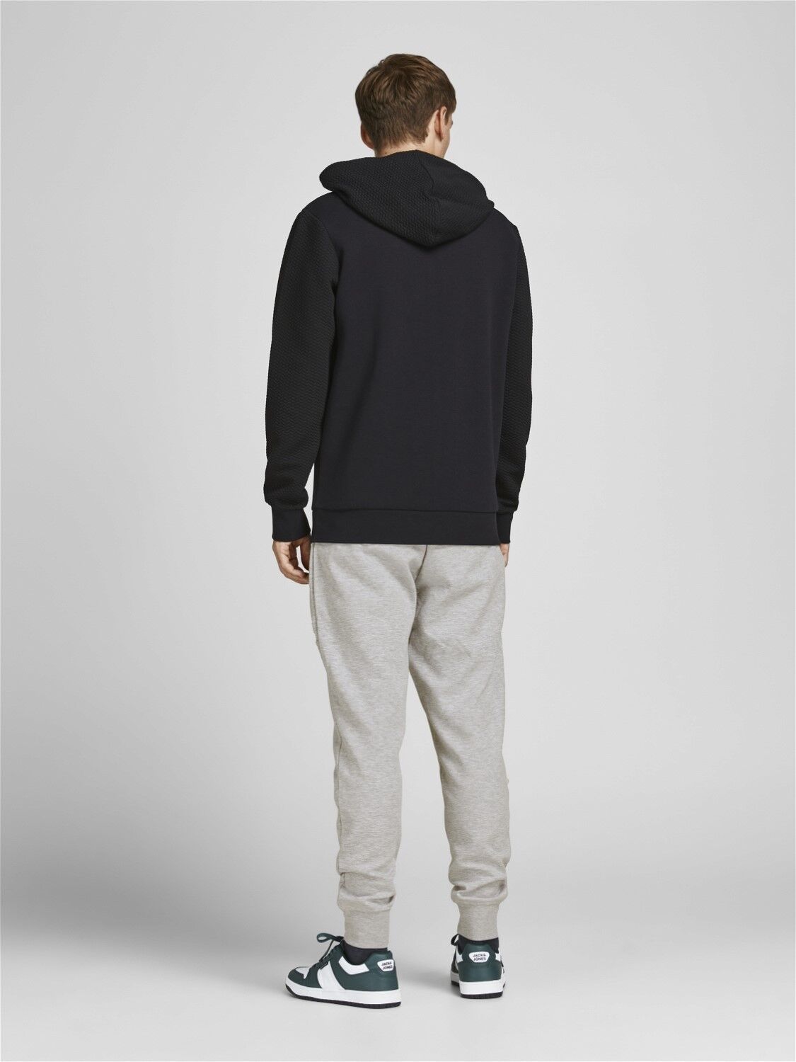 JACK & JONES Will Air Sweat Pants regular fit, heren joggingbroek, lichtgrijs melange