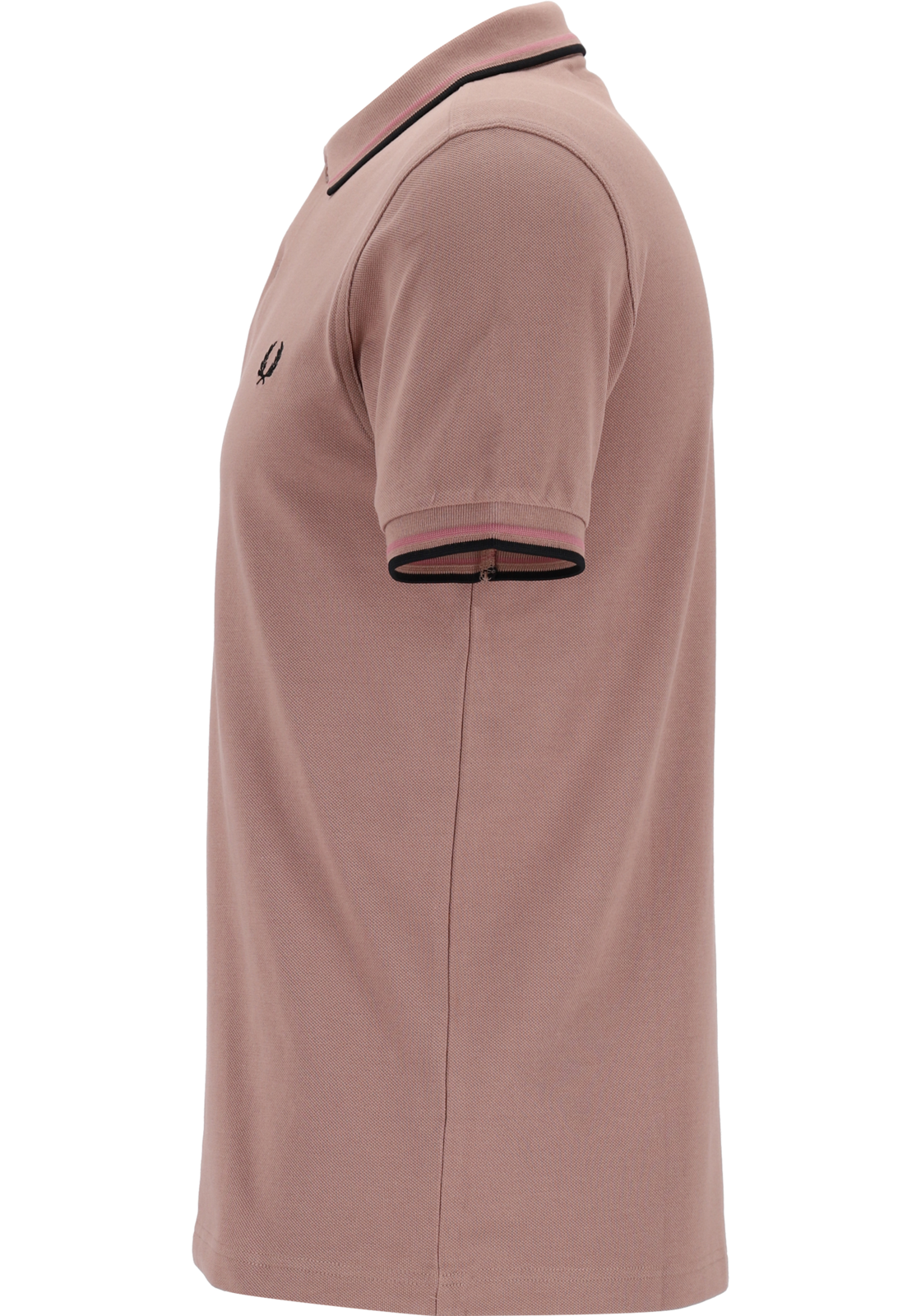 2-5034603132856-fred_perry-FP_PS_roze_M3600U89_4fotos_HR Fred Perry M3600 polo twin tipped shirt, pique, Darkpink / Dusty rose / Black