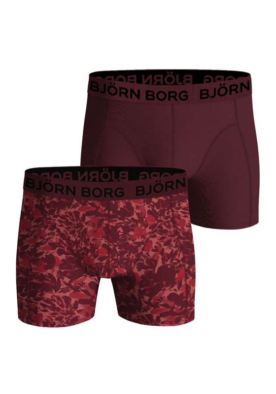 Bjorn Borg Cotton Stretch boxers, heren boxers normale lengte (2-pack), multicolor Bjorn Borg Cotton Stretch boxers, heren boxers normale lengte (2-pack), multicolor