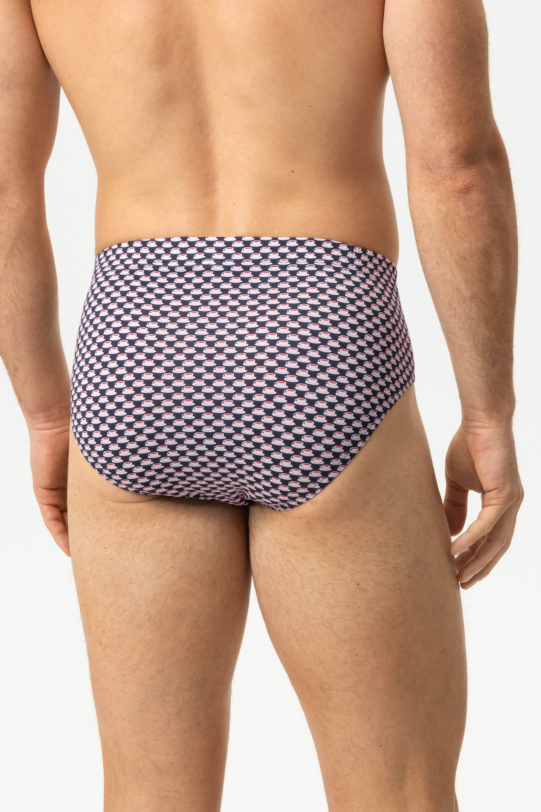 Mey heren jazz pants Espresso Lovers, slip, marine blauw