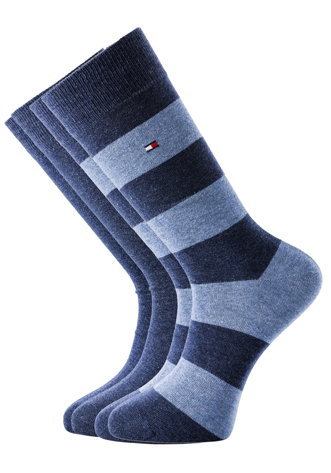 342021001-356 Cadeaubox: 10 paar Tommy Hilfiger Stripe sokken