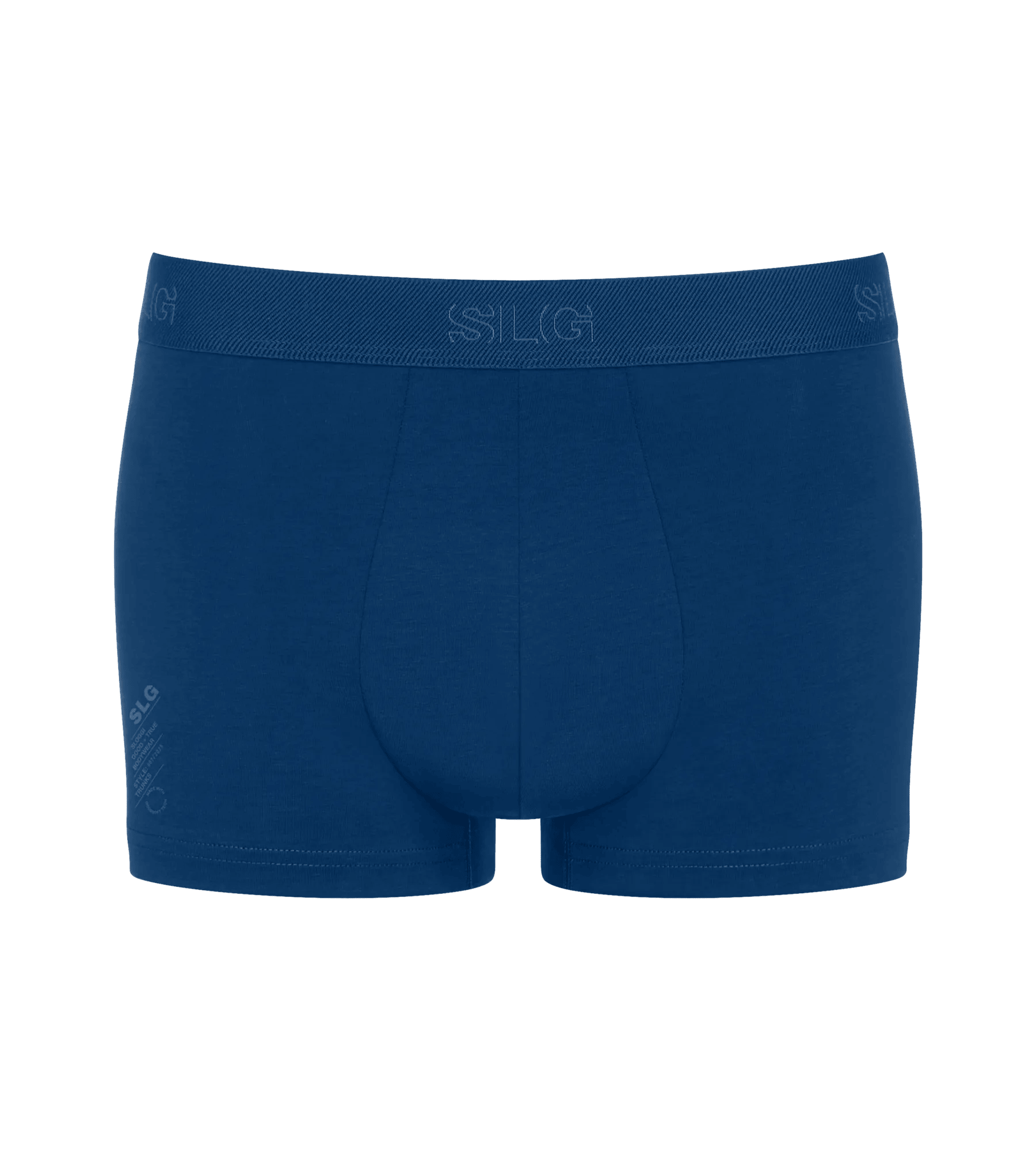 Sloggi Men SLG Base Trunk, heren boxershorts korte pijp (2-pack), donkergrijs en kobaltblauw