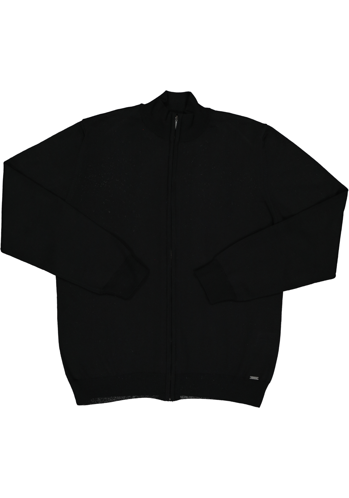 4-4049445762803_trui_olymp_HR OLYMP modern fit vest wol, zwart met rits