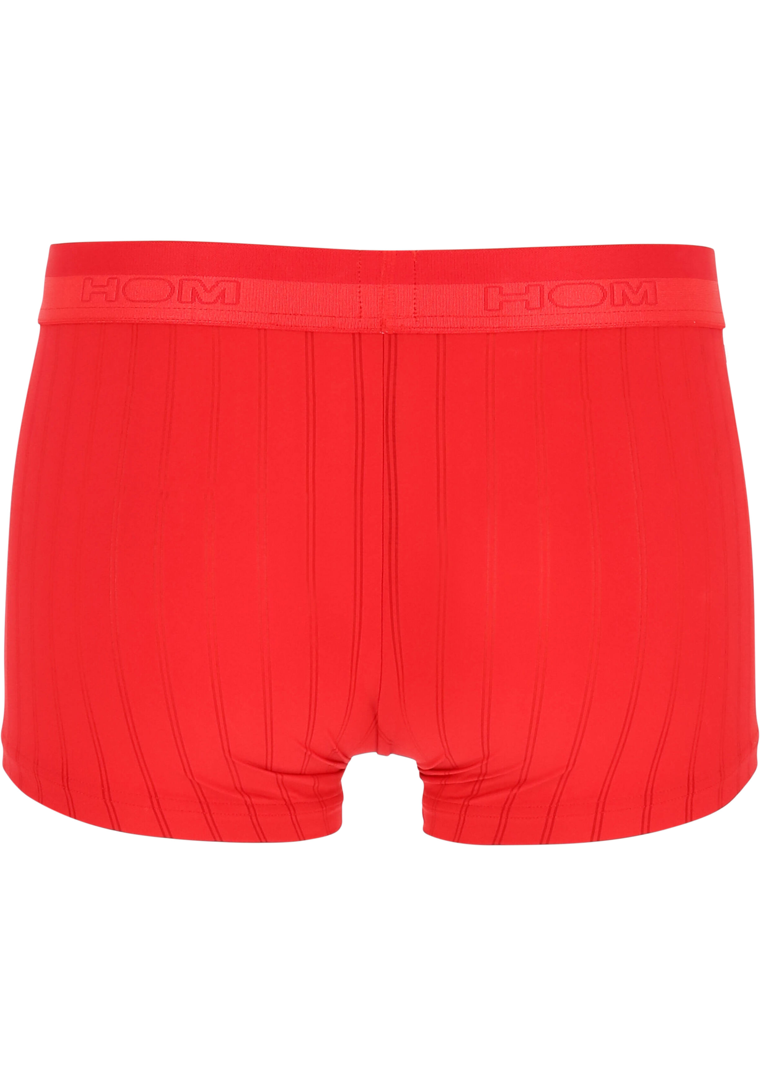 HOM Chic boxer briefs (1-pack), heren boxer microfiber kort, rood