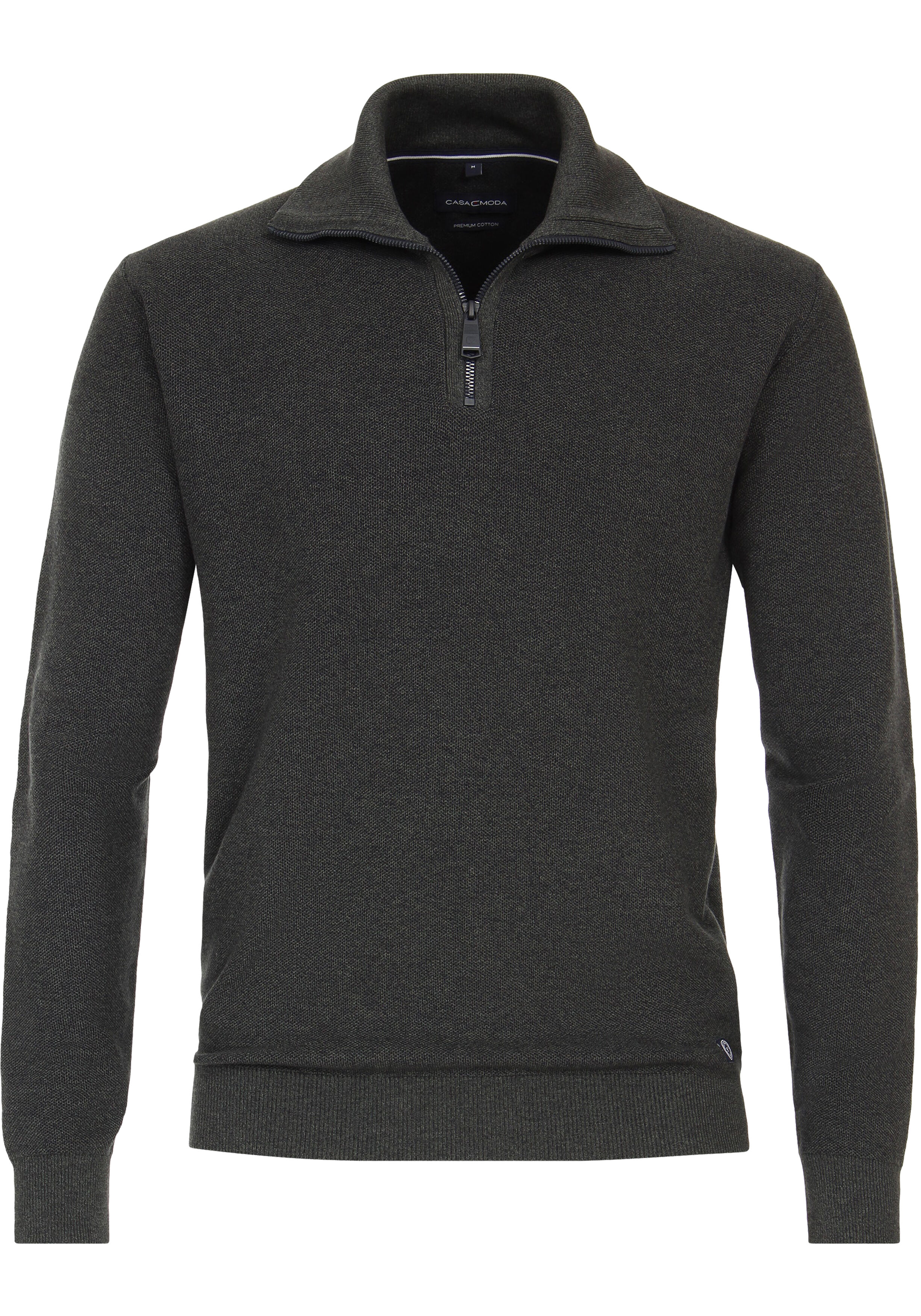 CASA MODA comfort fit schipperstrui, donkergroen