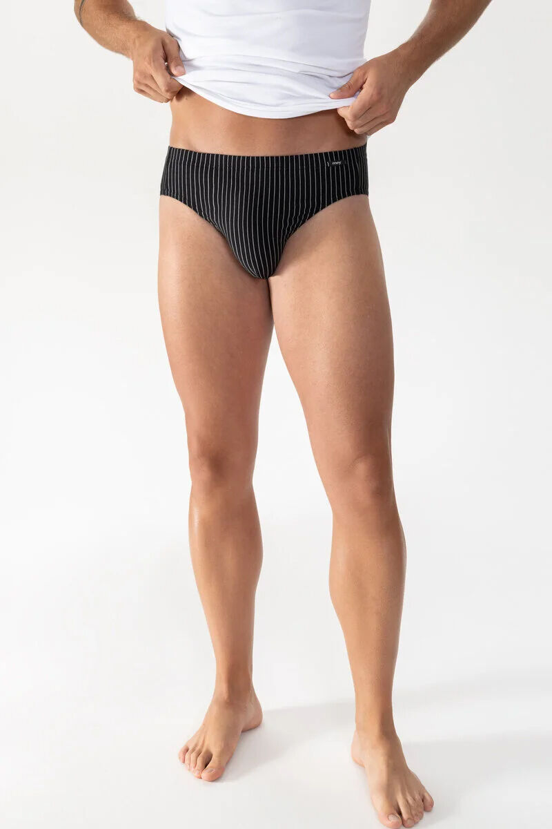 Mey heren jazz pants BC stripes, slip, zwart