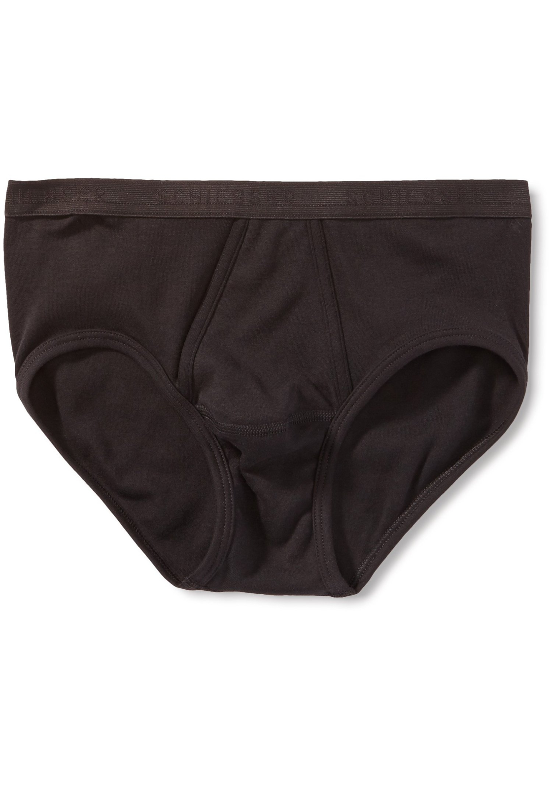 schiesser_sportslip_zwart_2 SCHIESSER Original Feinripp sportslip (1-pack), met gulp, zwart