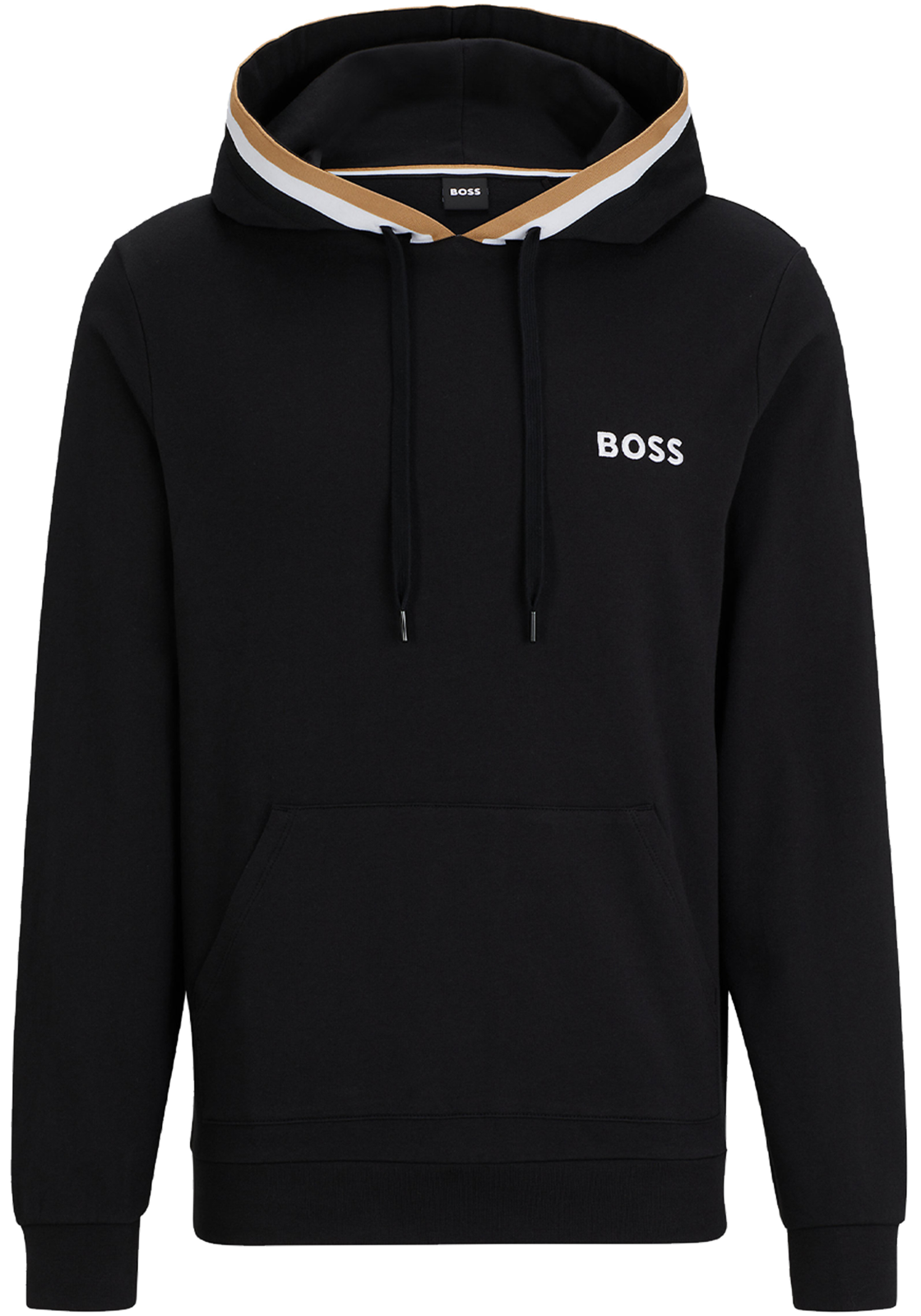 1-4063539484228-50502937-001-trui-hugo_boss_HR BOSS Iconic hoodie, heren lounge trui met capuchon, zwart