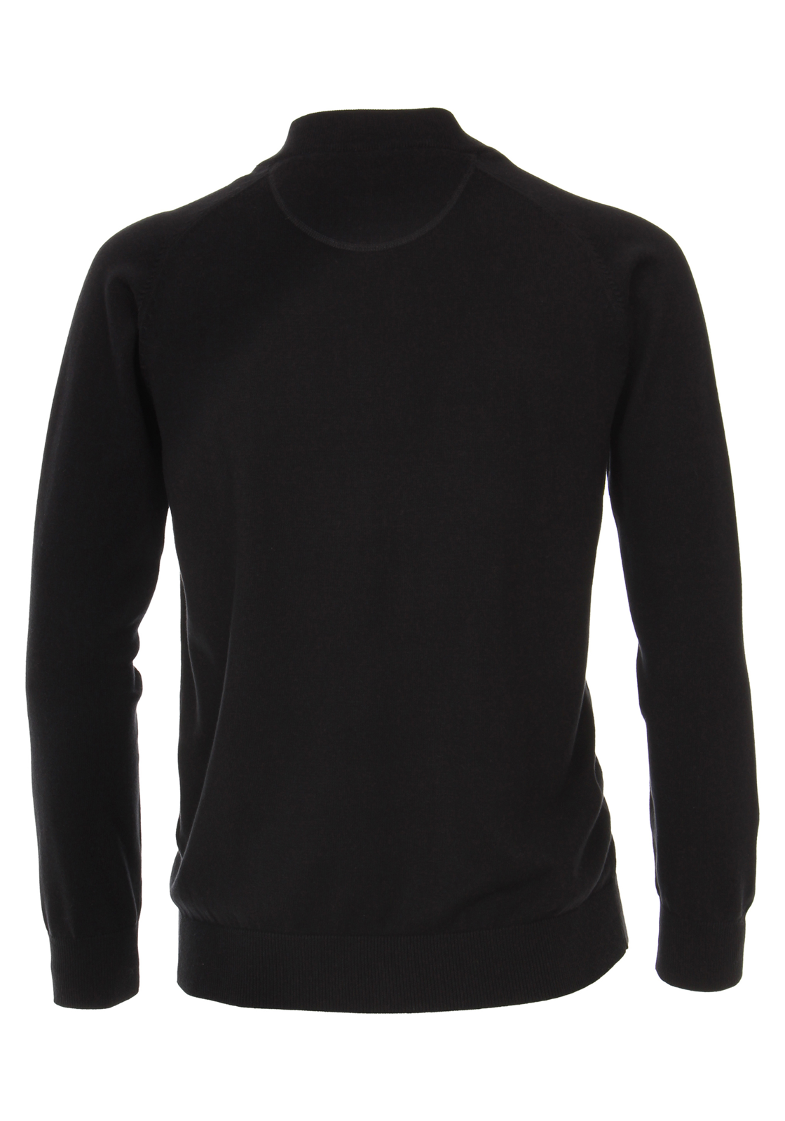 2-4060031642019-casa-moda-vest_HR CASA MODA heren vest katoen, met rits, zwart