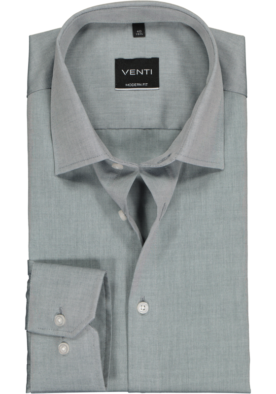VENTI modern fit overhemd, grijs VENTI modern fit overhemd, grijs